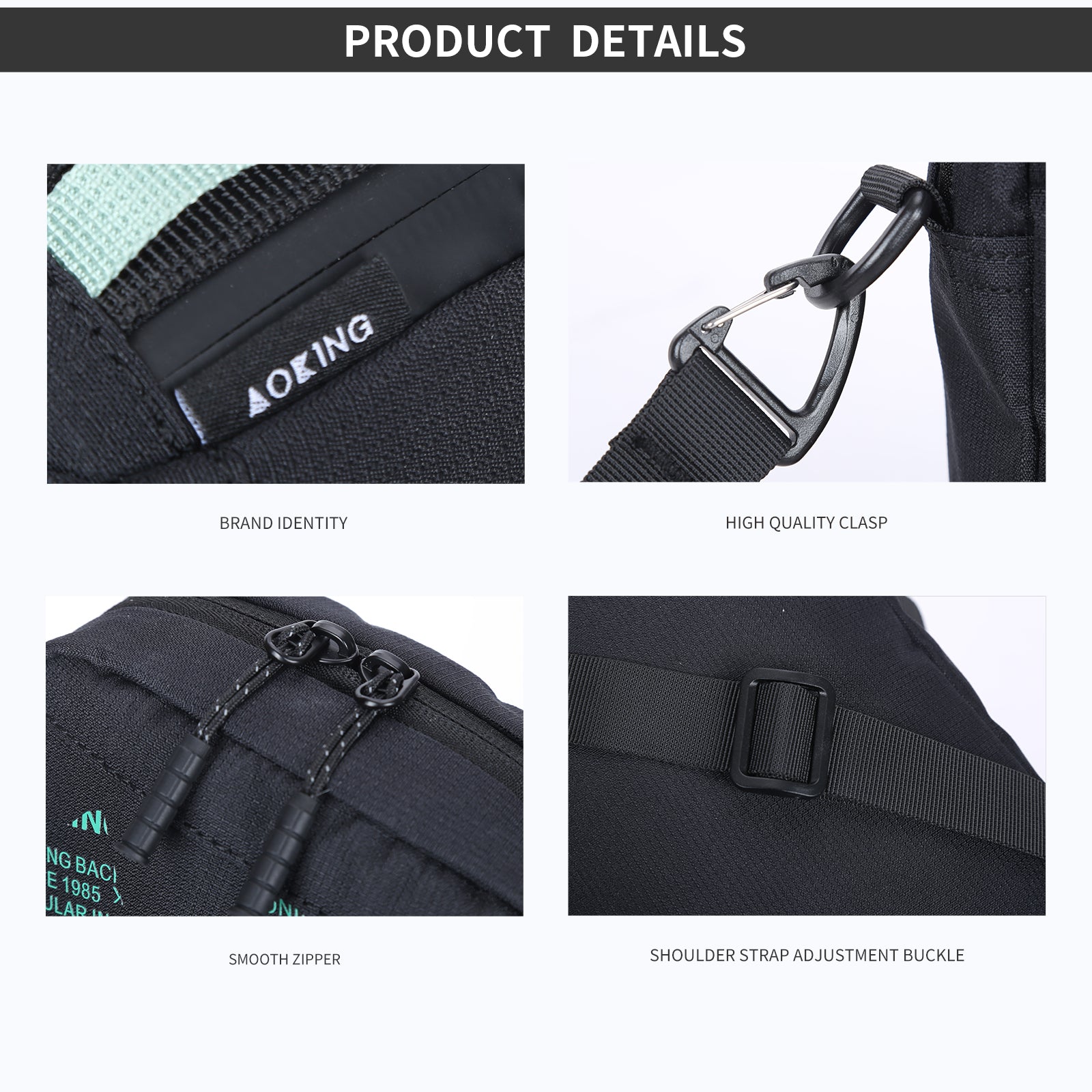 Aoking Fashion Waterproof Crossbody Shoulder Bag Sling Bag XK3049-11