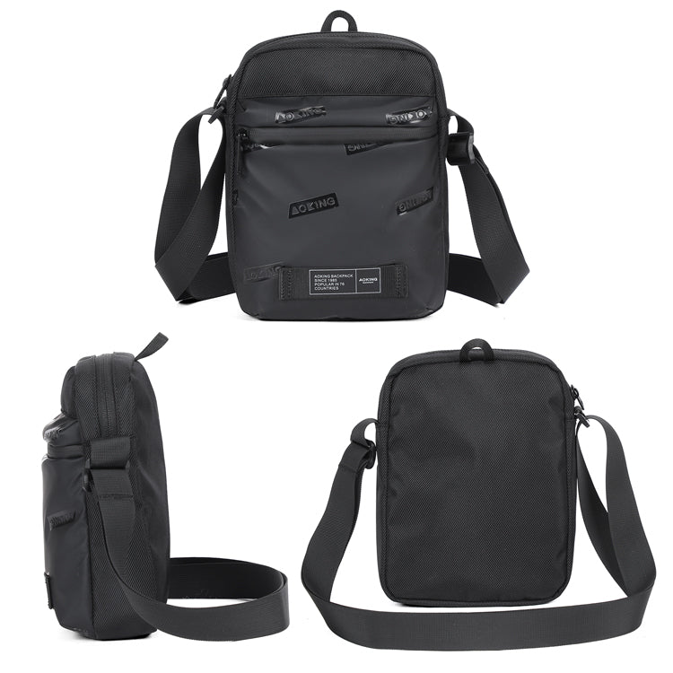 Aoking Black Fashion Men Waterproof Sling Bag XK3055