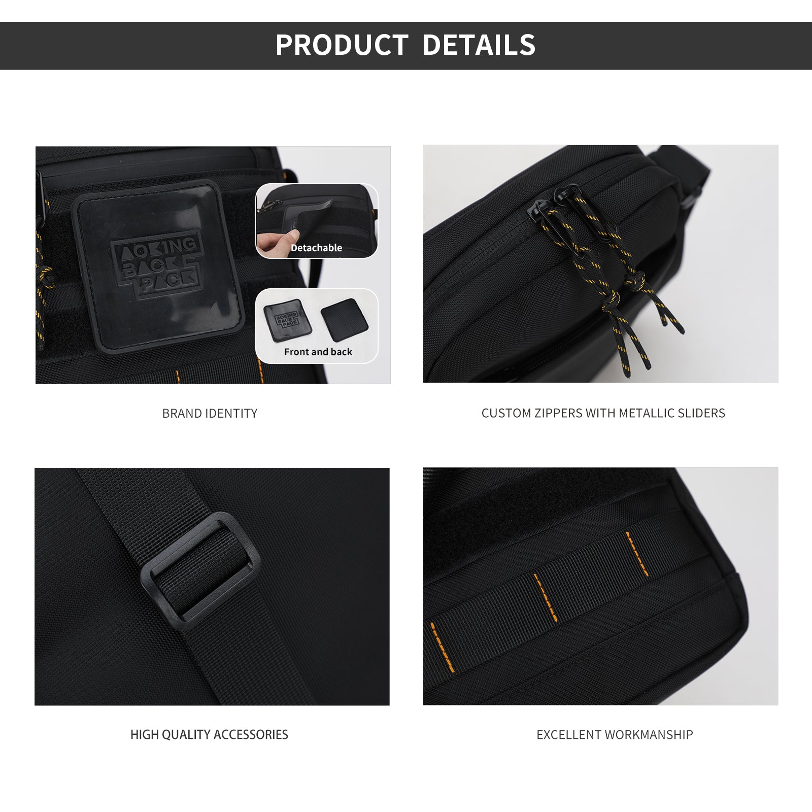 Aoking Durable Large Capacity Cross-Body Shoulder Bag XK3056