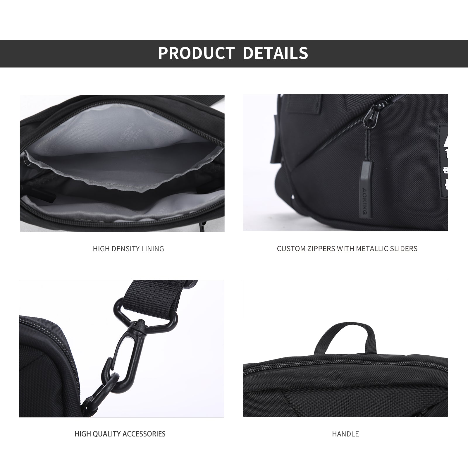 Aoking Fashion youngth Waterproof Crossbody Sling Bag XK4025