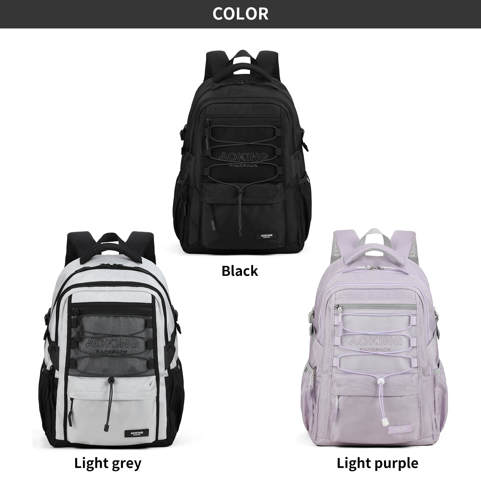 Aoking Backpack Casual Backpack Student Bag XN2562B