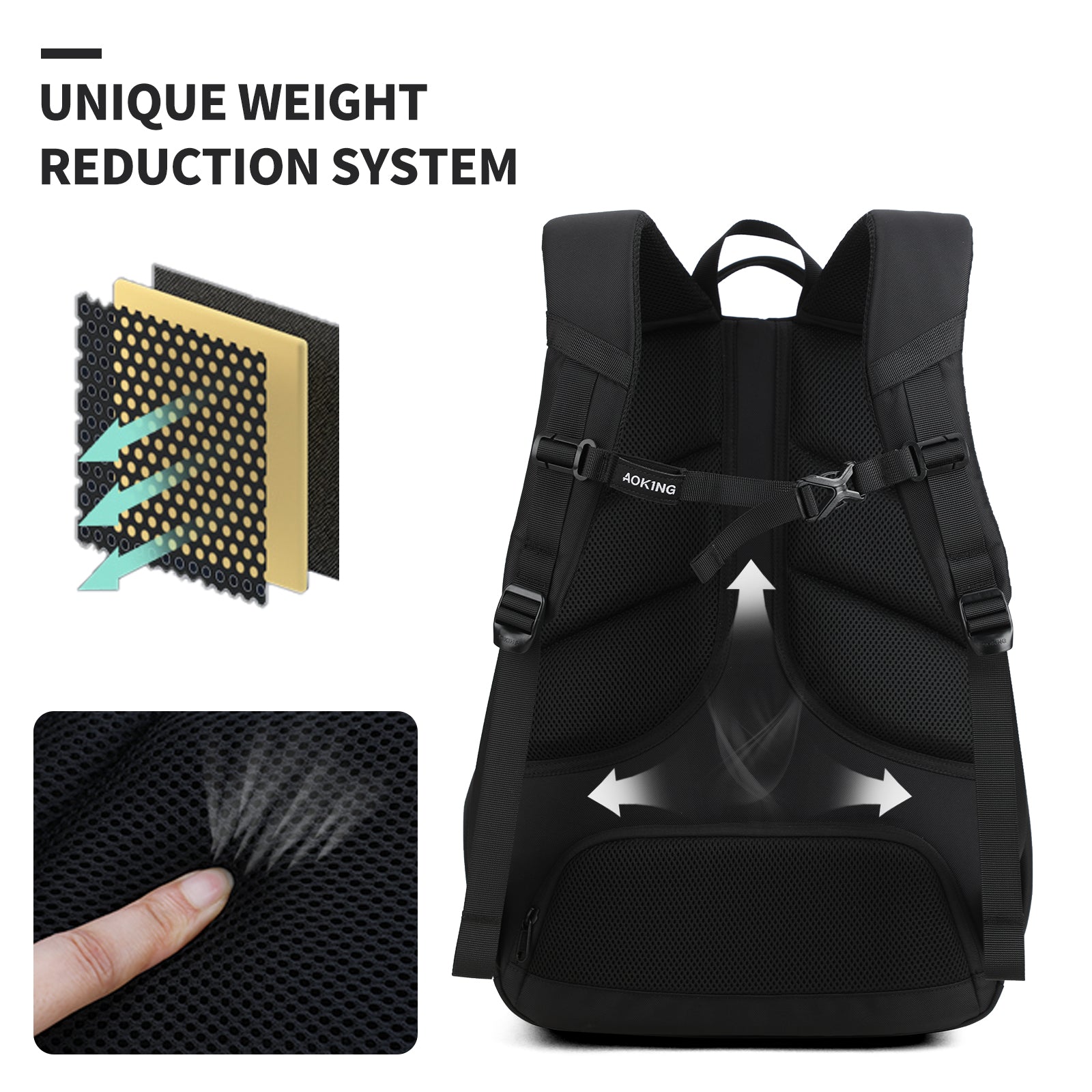 Aoking Large Capacity Casual Backpack XN3036