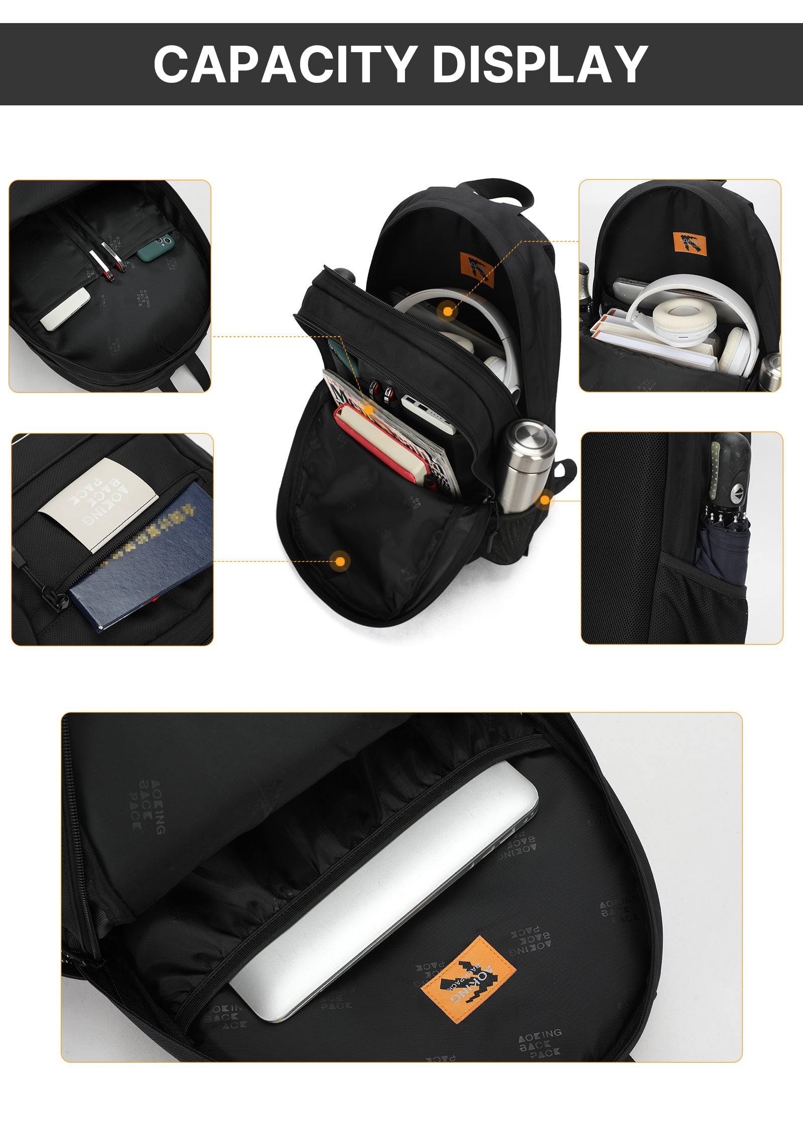 Aoking Backpack Casual Backpack Student Bag XN3355A