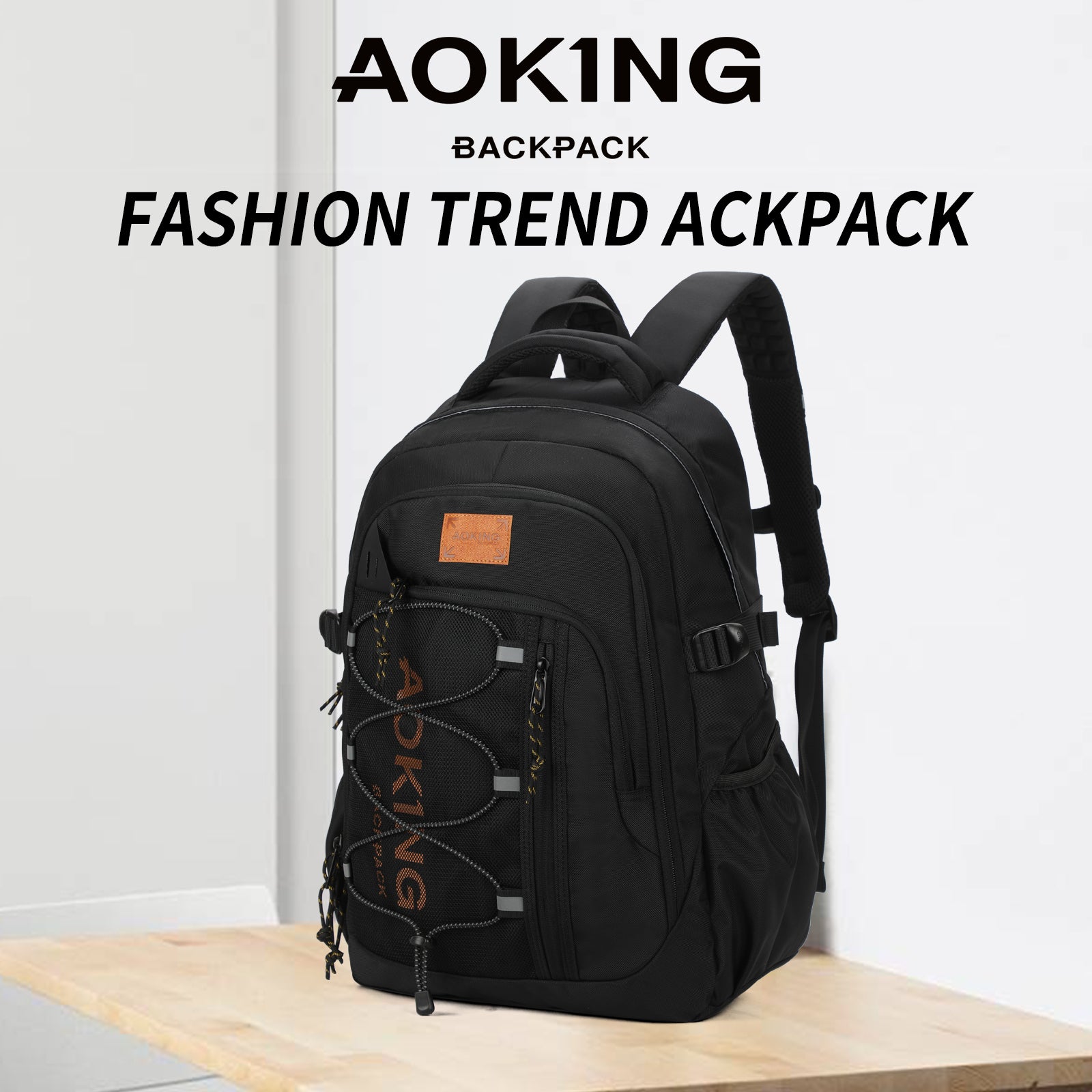 Aoking Backpack Large Capacity Casual Backpack Student Bag XN3360