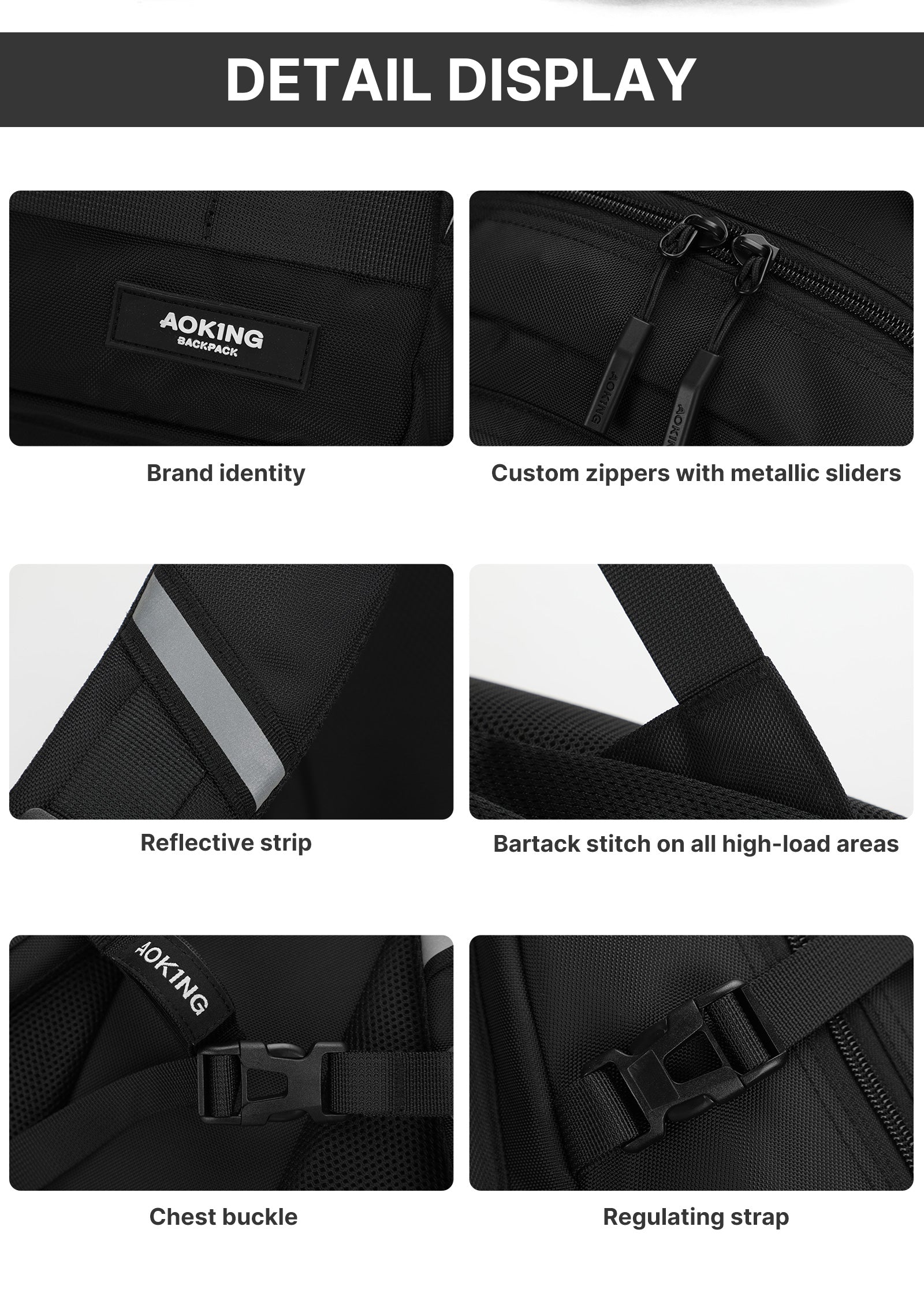 Aoking Backpack Casual Backpack Student Bag XN3511A
