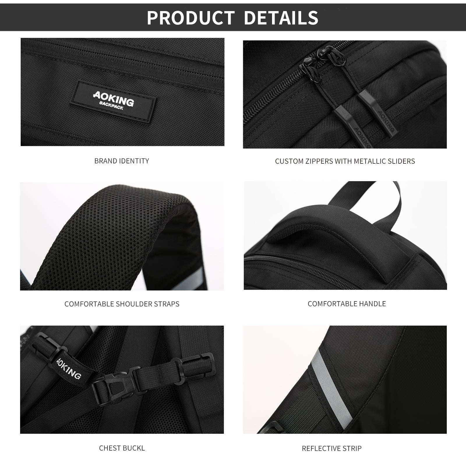 Aoking Backpack Casual Backpack Student Bag XN3521-5