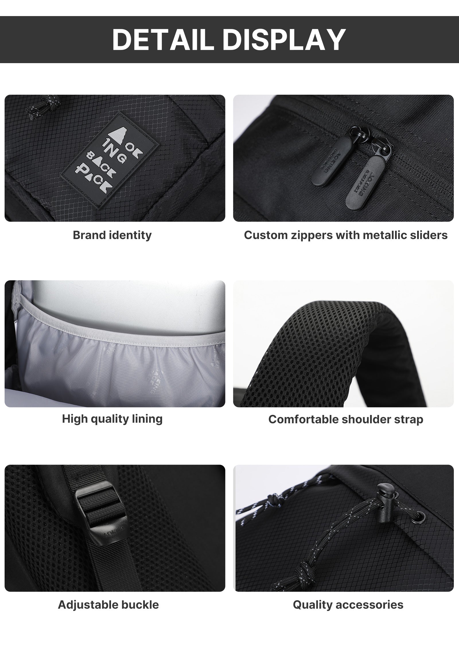 Aoking Backpack Casual Backpack Student Bag XN3569-5
