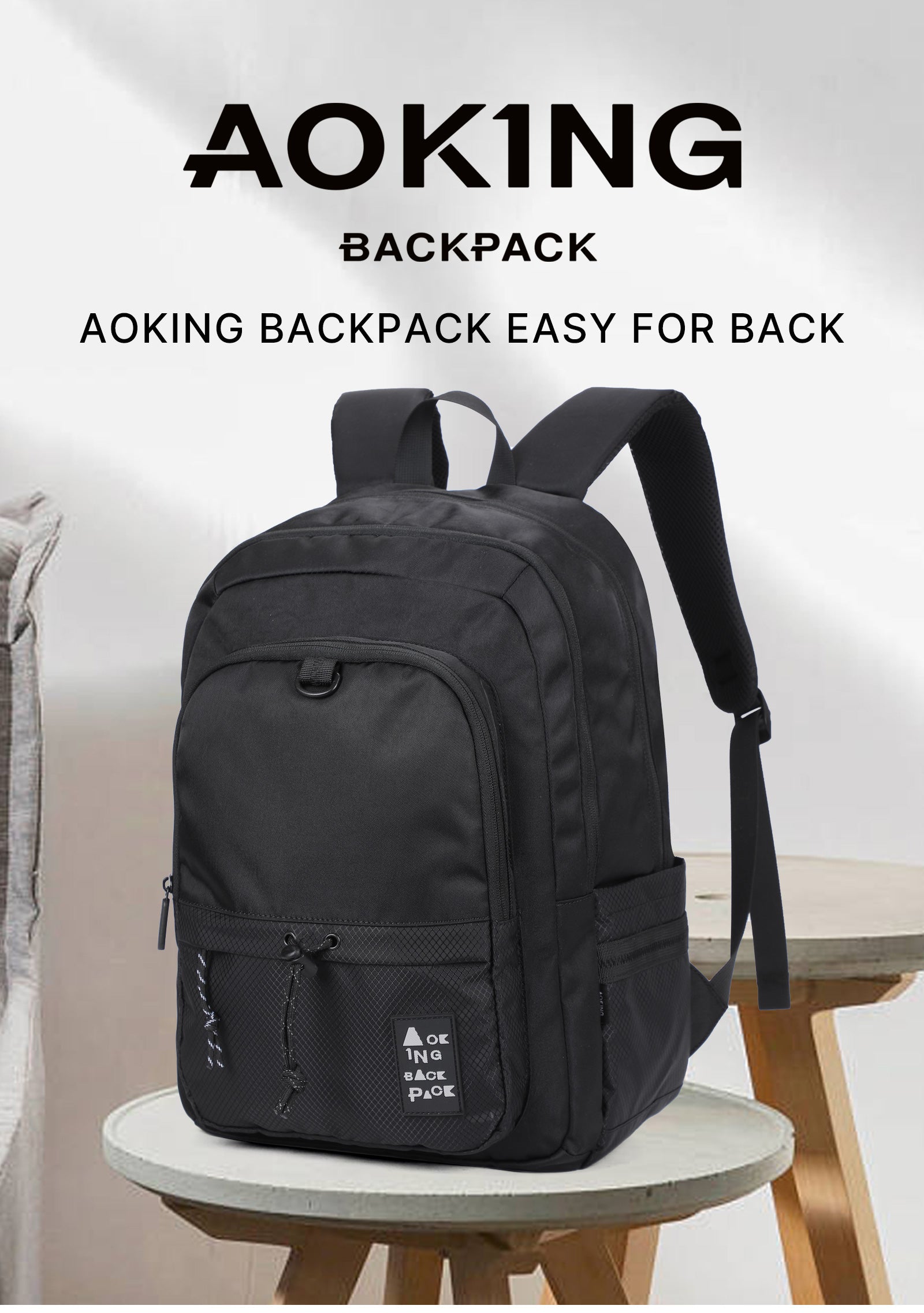 Aoking Backpack Casual Backpack Student Bag XN3569-5
