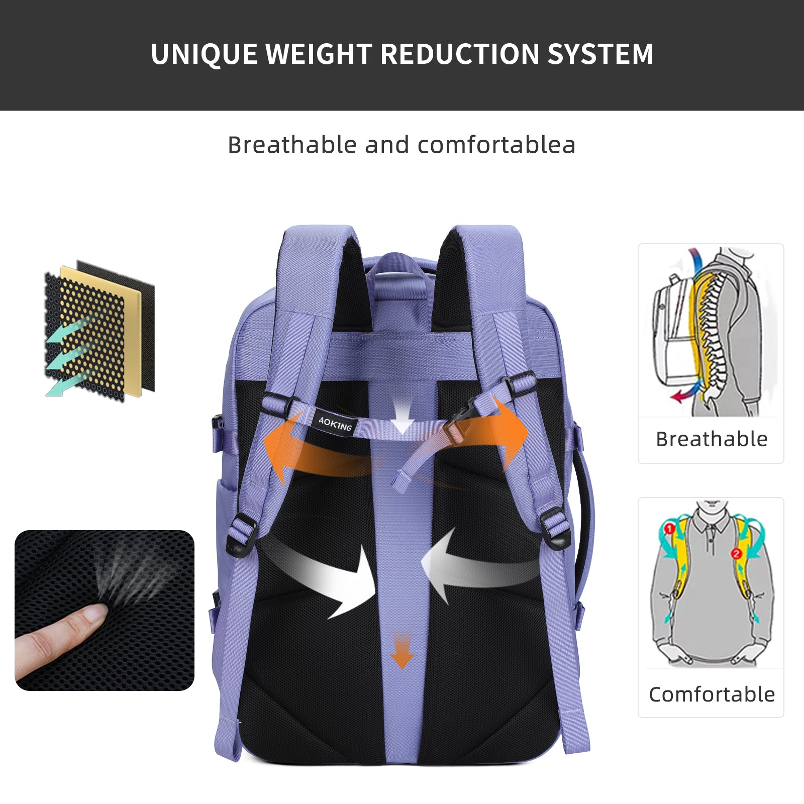 Aoking Backpack Casual Backpack Student Bag XN4030