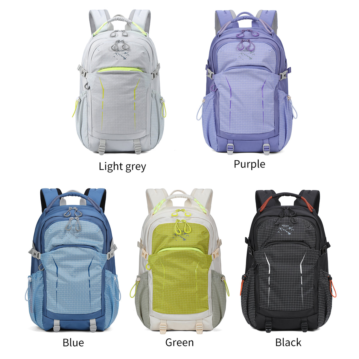 Aoking Various Color Lightweight Casual Backpack 29L XN68011-L