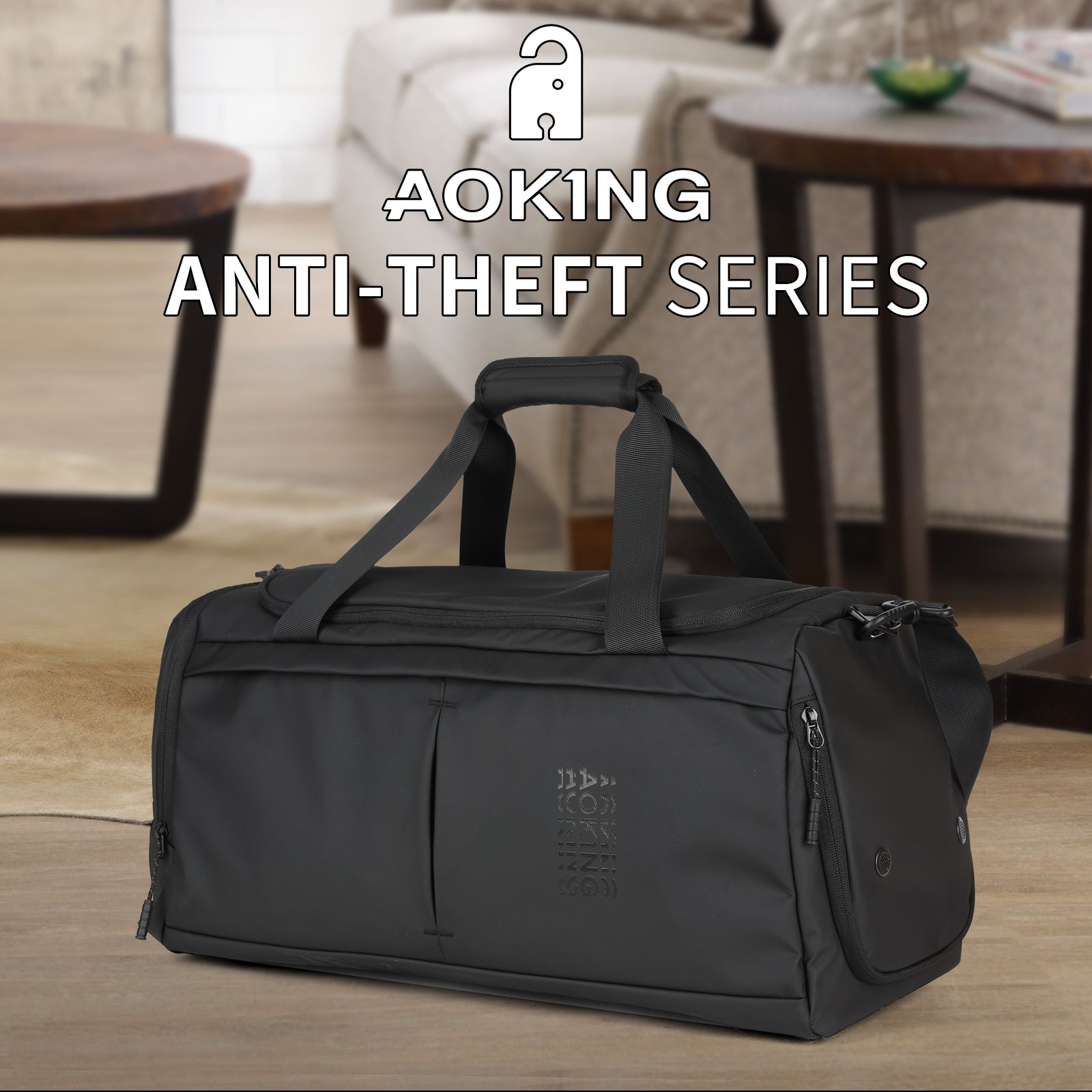 Aoking Large Capacity Anti-Theft Travel Bag XW41460F