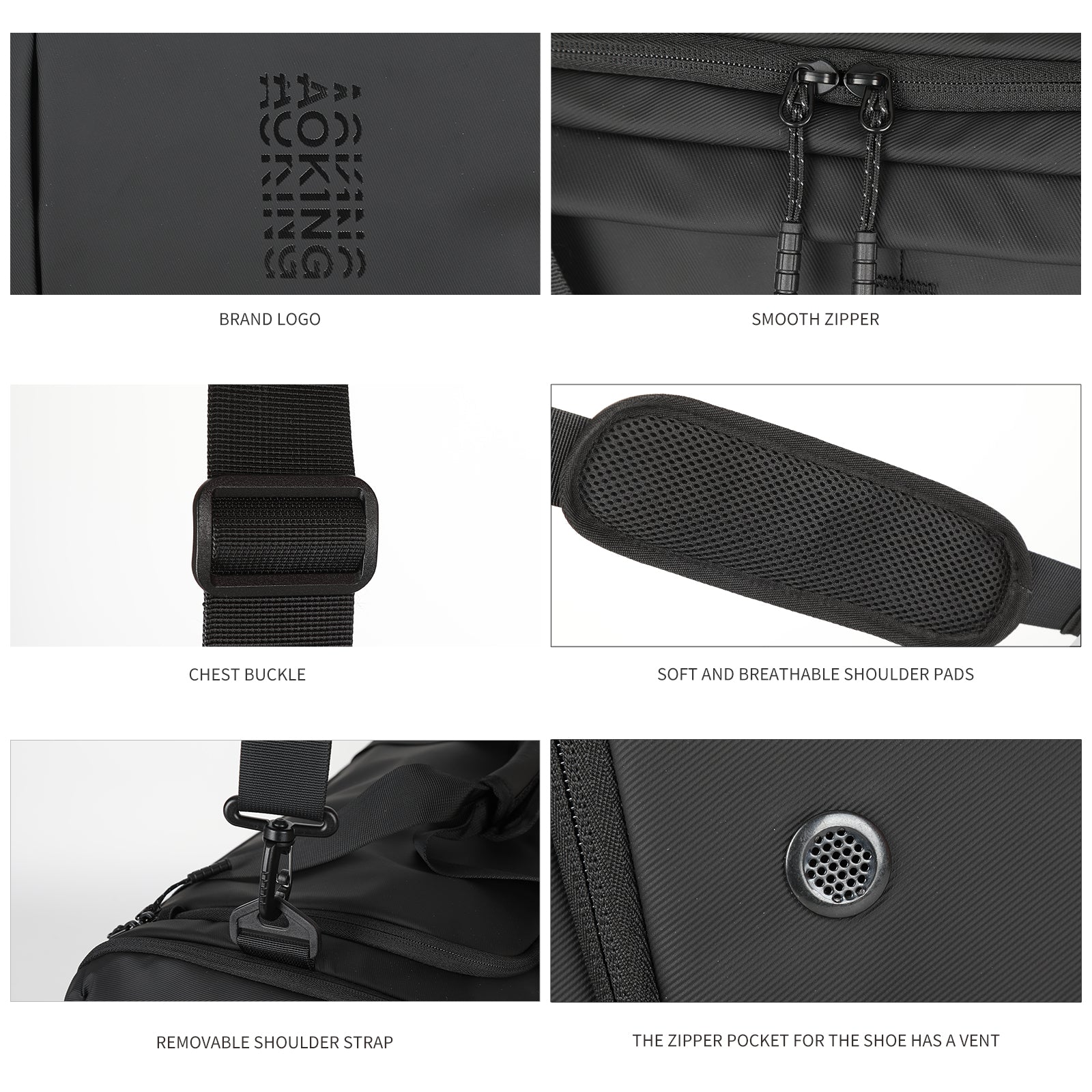 Aoking Large Capacity Anti-Theft Travel Bag XW41460F