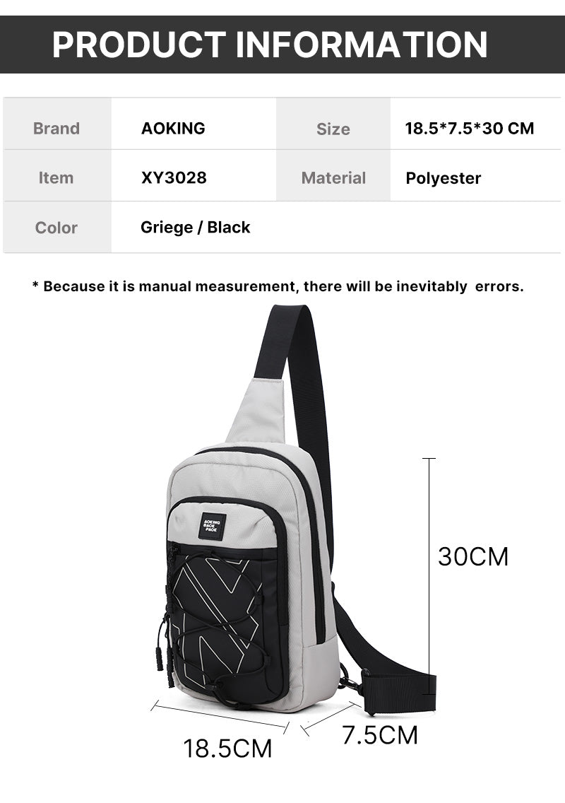 Aoking Men Waterproof Sling Bag XY3028