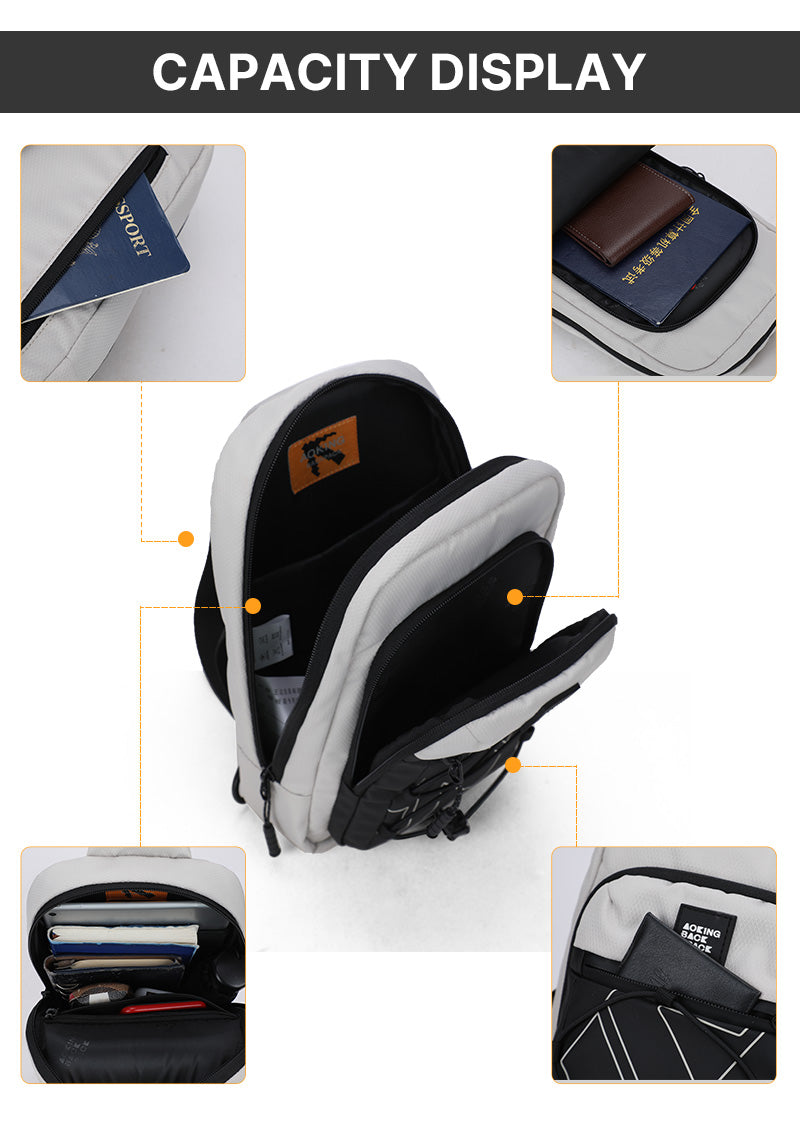 Aoking Men Waterproof Sling Bag XY3028