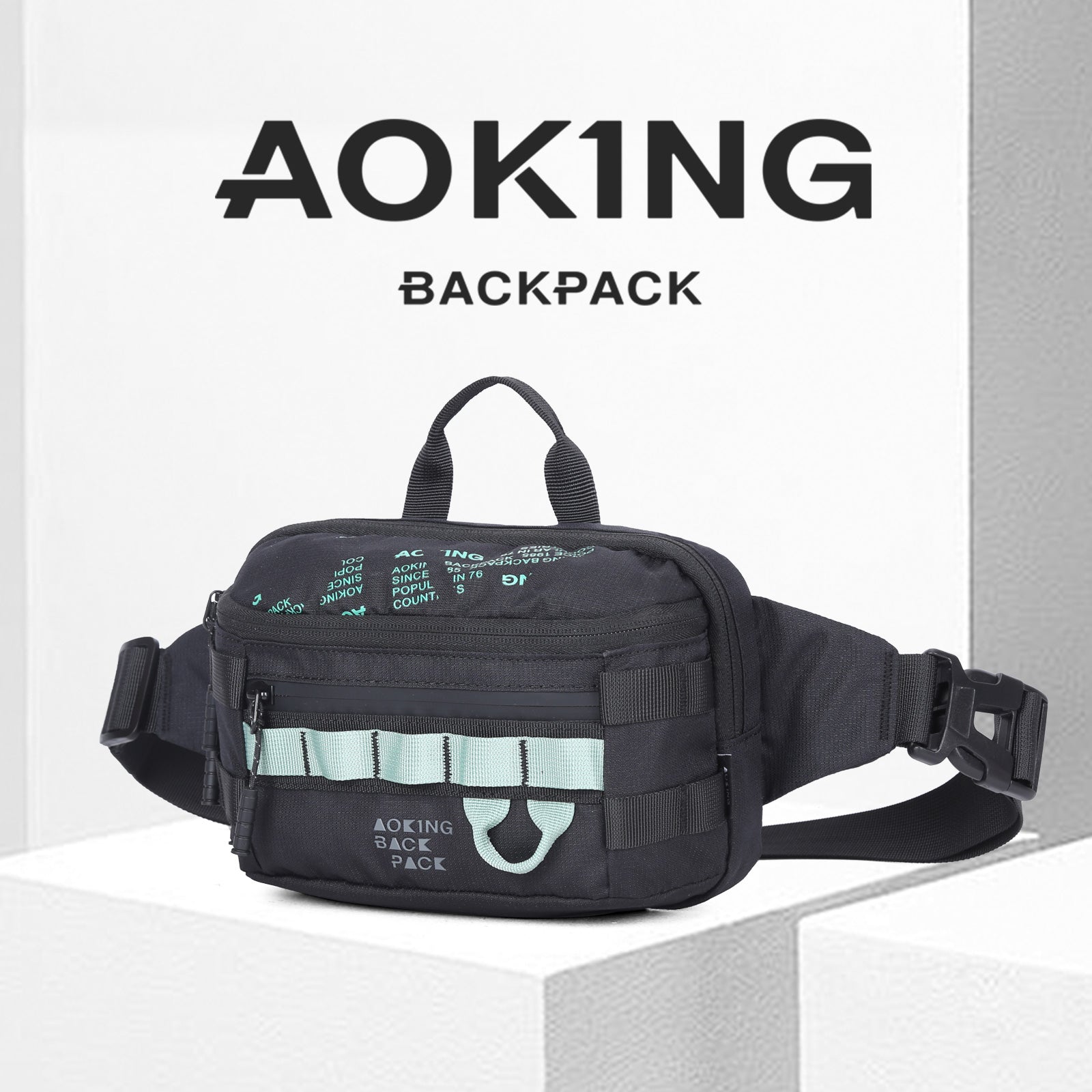 Aoking Casual Sport Lightweight Waist Bag XY3030-8