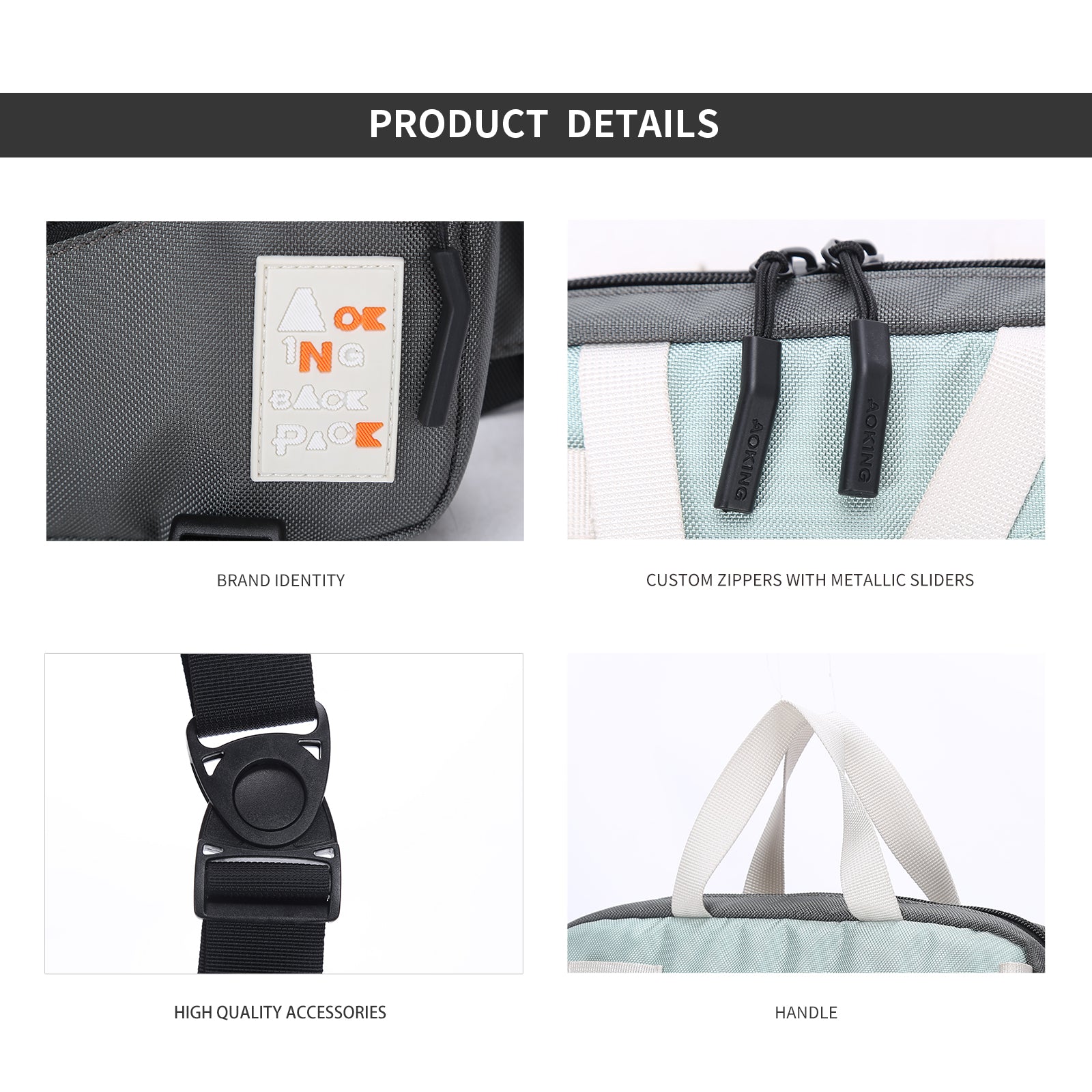 Aoking casual sport youngth Waterproof Crossbody Sling Bag XY4056