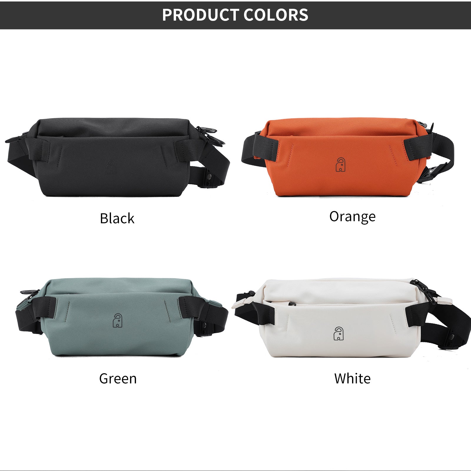 Aoking Lightweight Various Colors Anti-Theft Waist Bag XY58420F