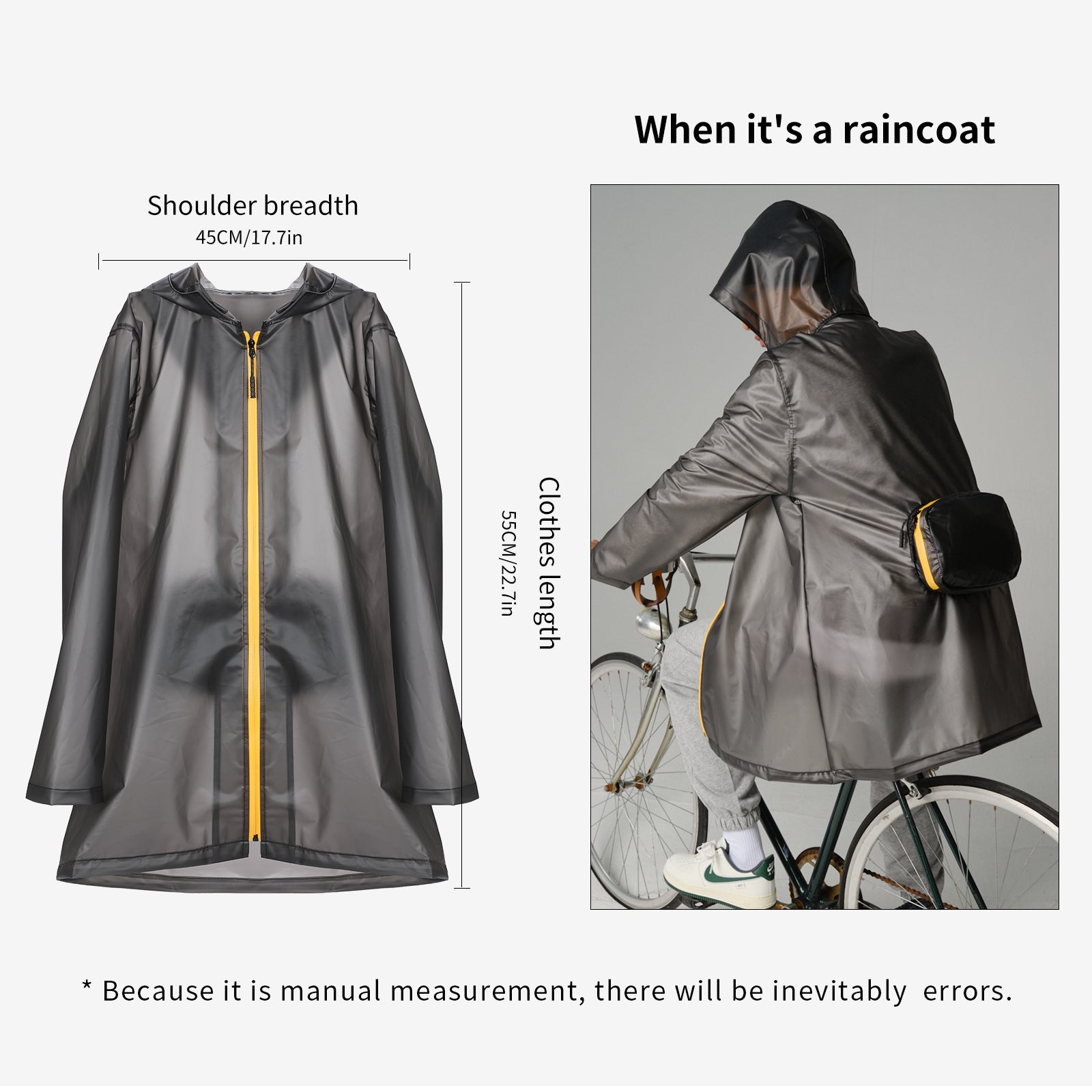 Aoking Latest Design Environmentally Friendly Material Raincoat Exchange Bag ZN3009