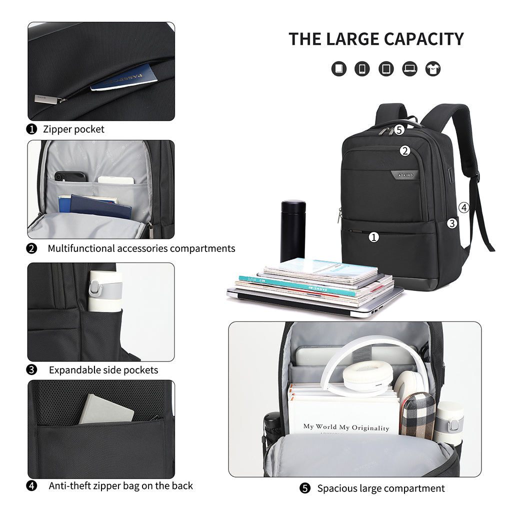 Aoking 15.6''Backpack Business Laptop Backpack SN2117