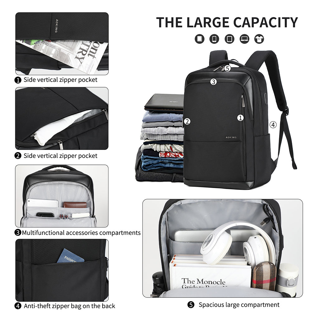Aoking 15.6“ Backpack Business Laptop Backpack SN2119