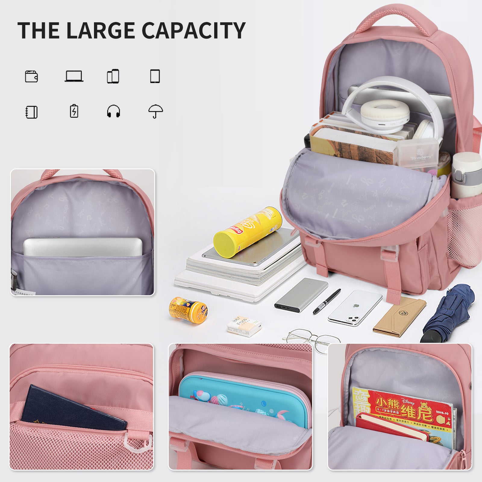 Aoking Casual Lightweight School Backpack BN2008