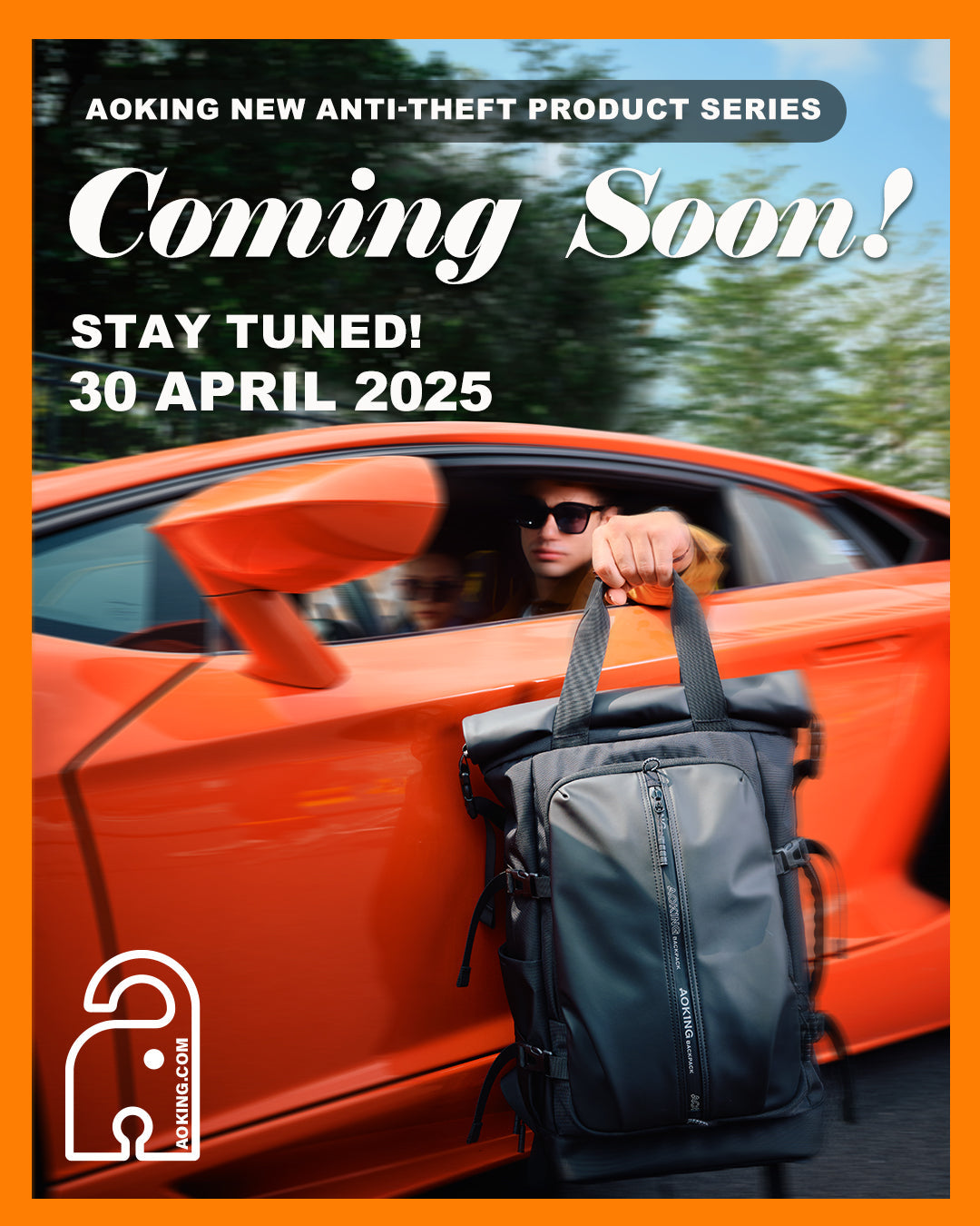 Security Meets Style – AOKING Anti-Theft Series Coming Soon！