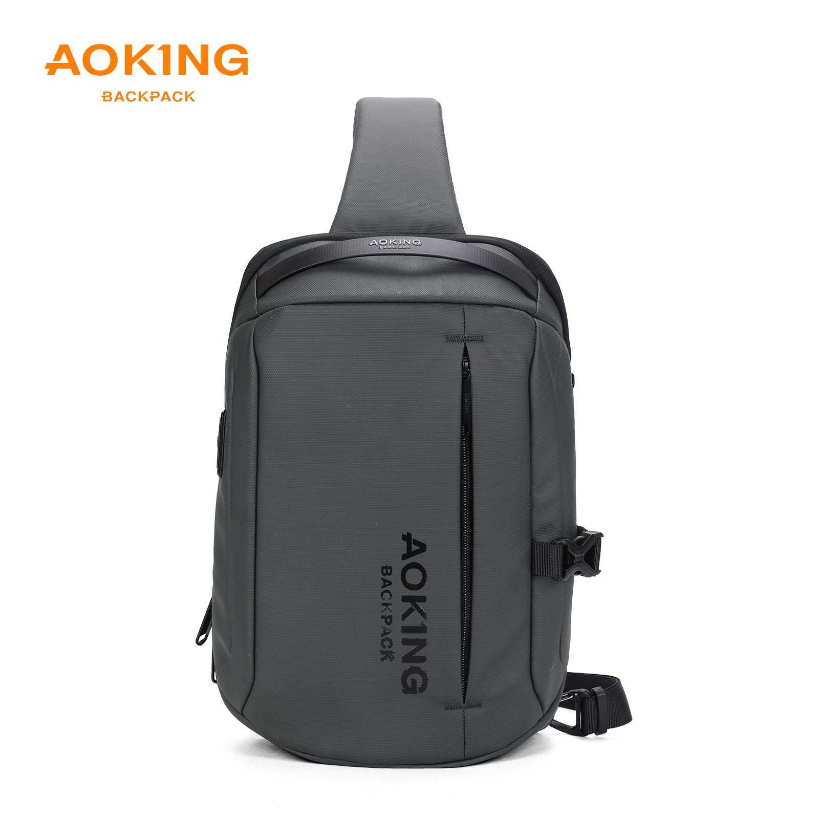 Aoking Black Fashion Men Waterproof Sling Bag SY4001