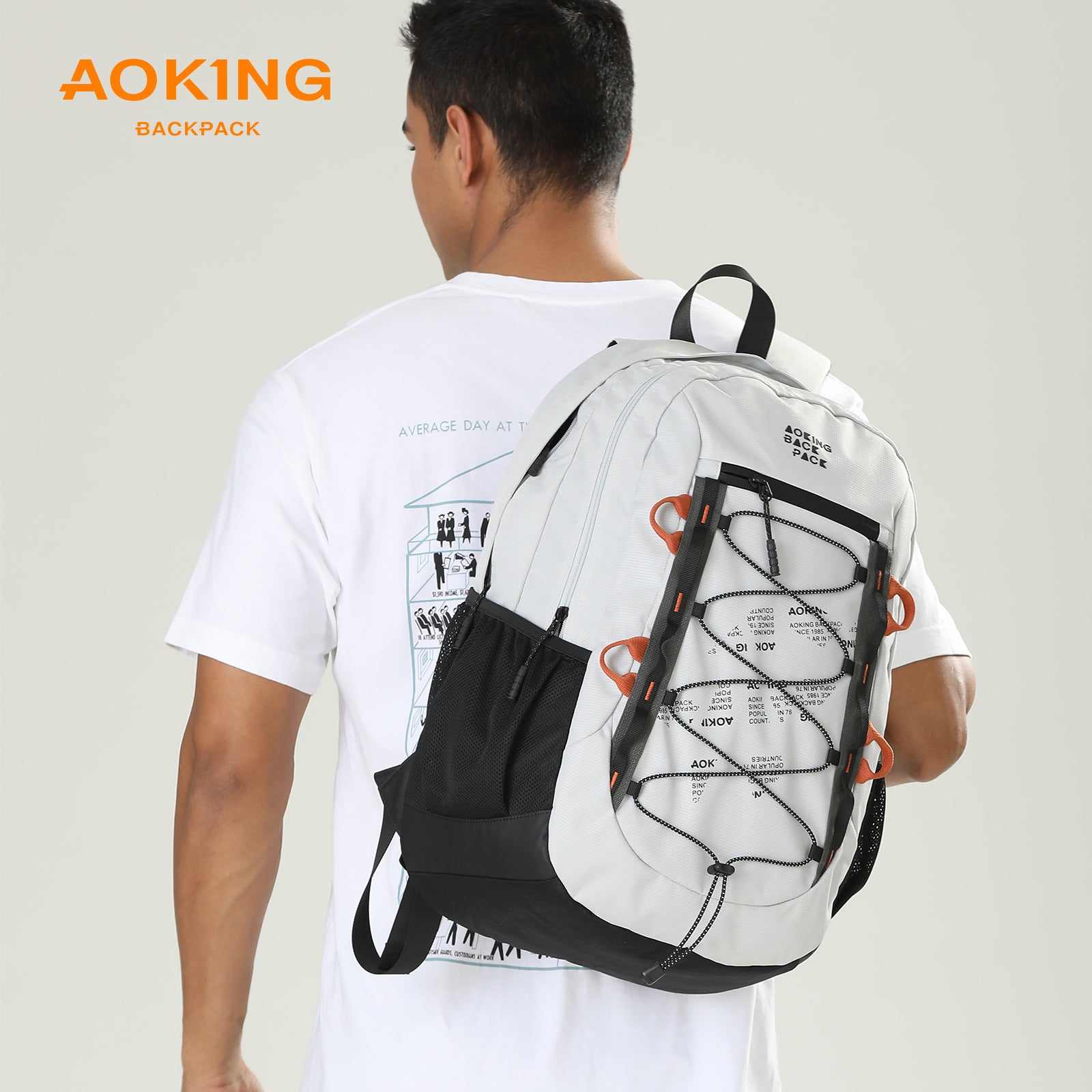 Aoking Backpack Casual Backpack Student Bag XN3375-5