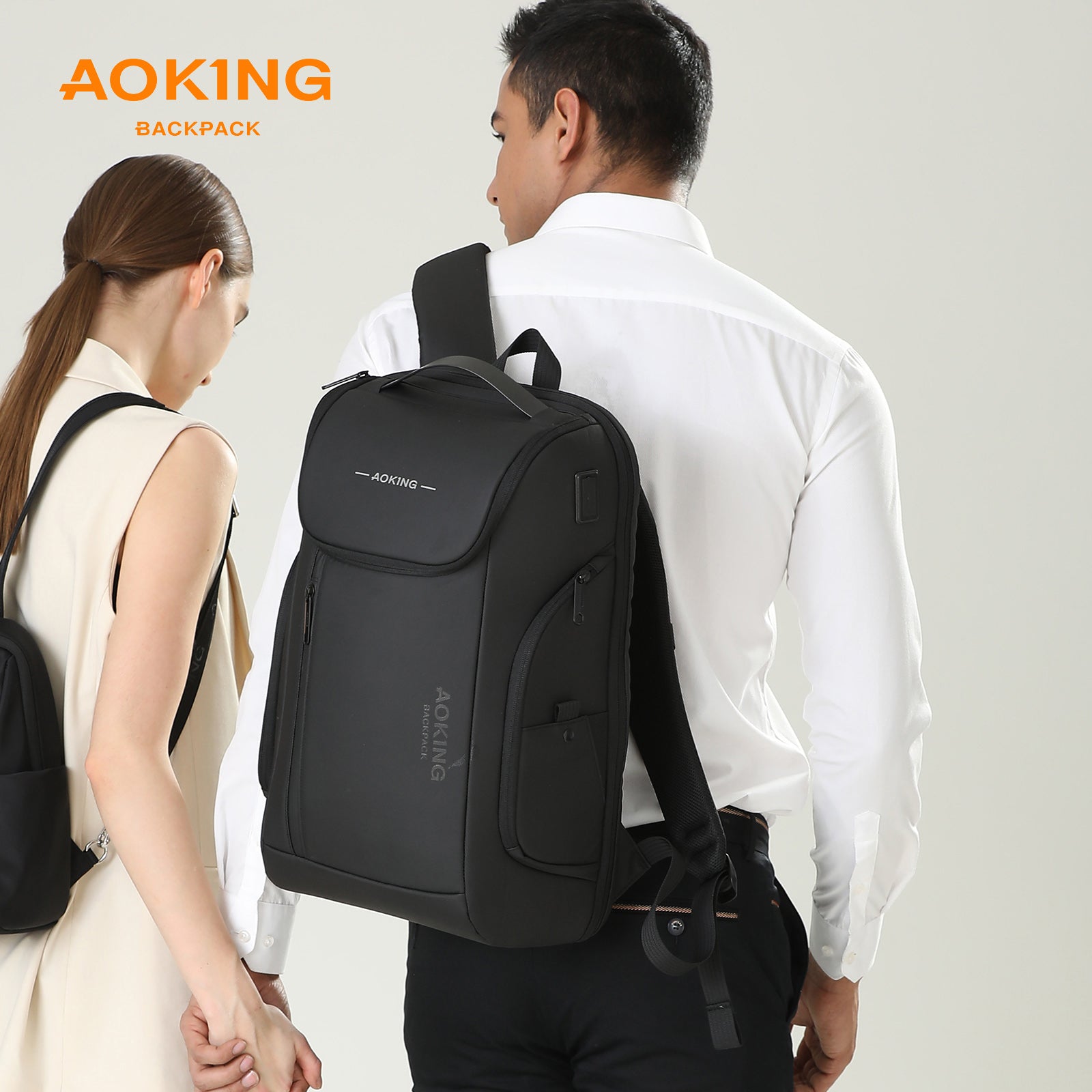 Aoking Fashion Backpack Laptop Business Backpack SN4008