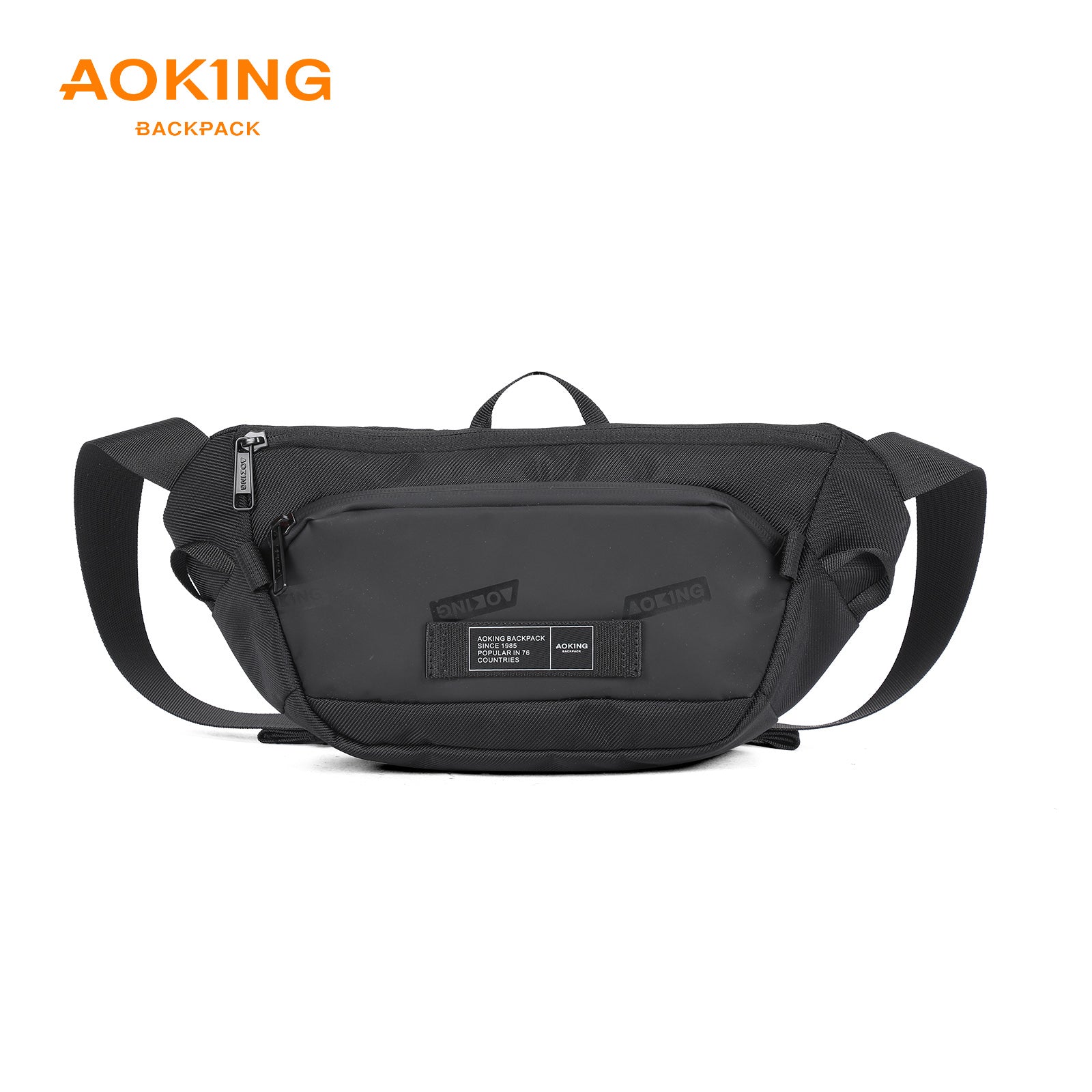 Aoking Black Fashion Men Waterproof Crossbody Sling Bag XY3075