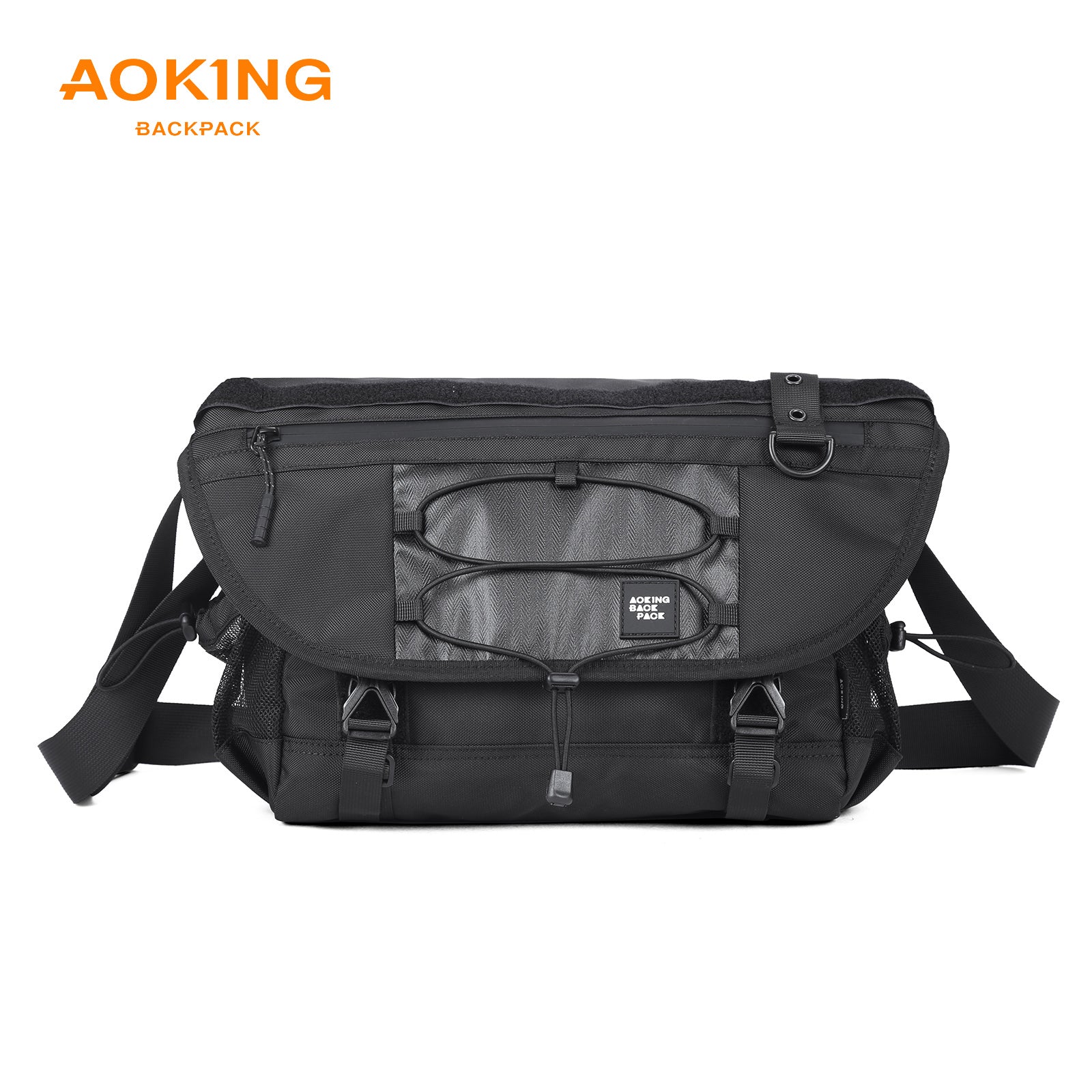 Aoking Black Fashion Men Waterproof Crossbody Sling Bag XK3034-5