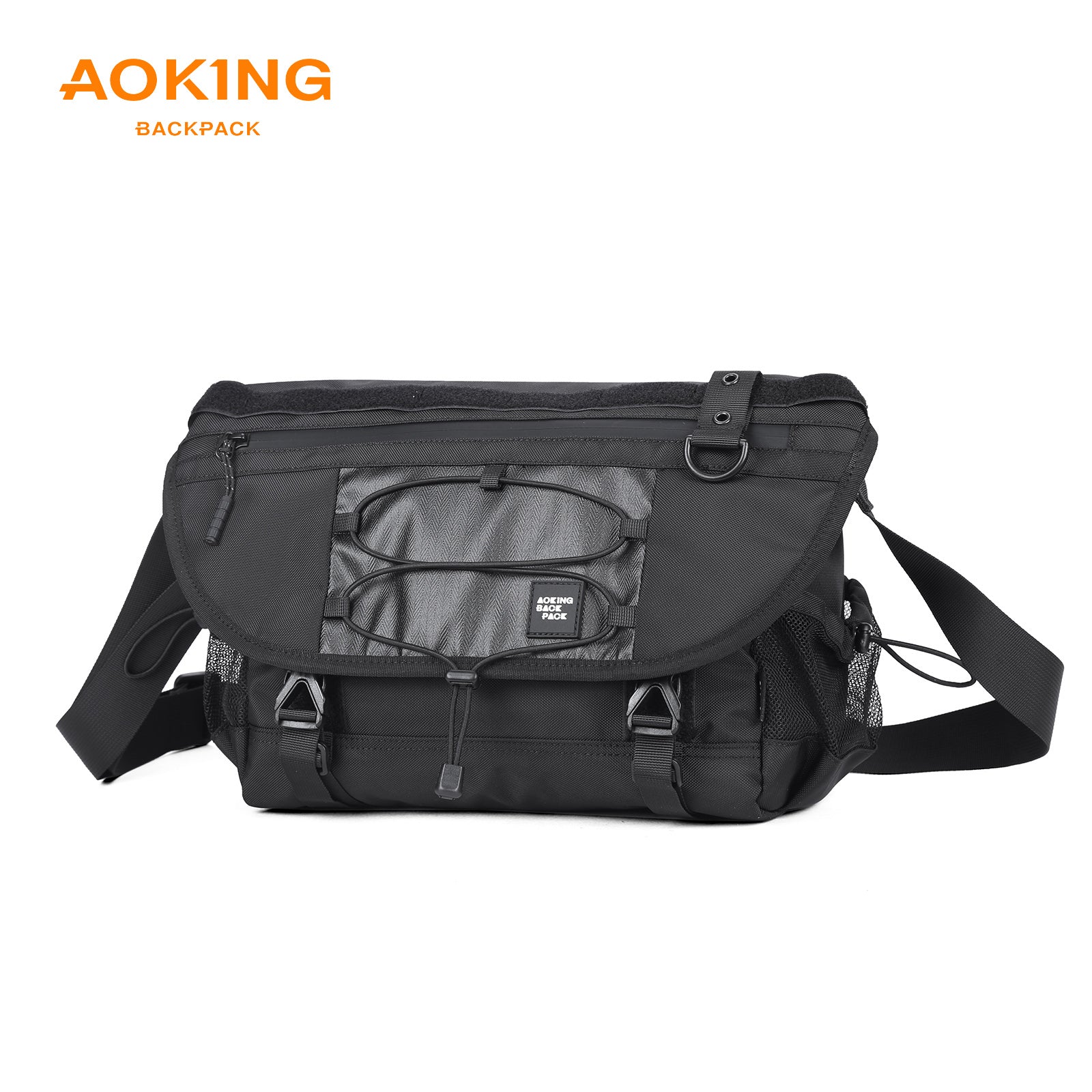 Aoking Black Fashion Men Waterproof Crossbody Sling Bag XK3034-5