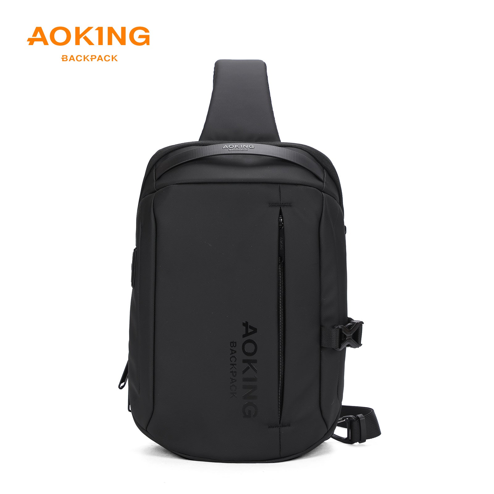 Aoking Black Fashion Men Waterproof Sling Bag SY4001