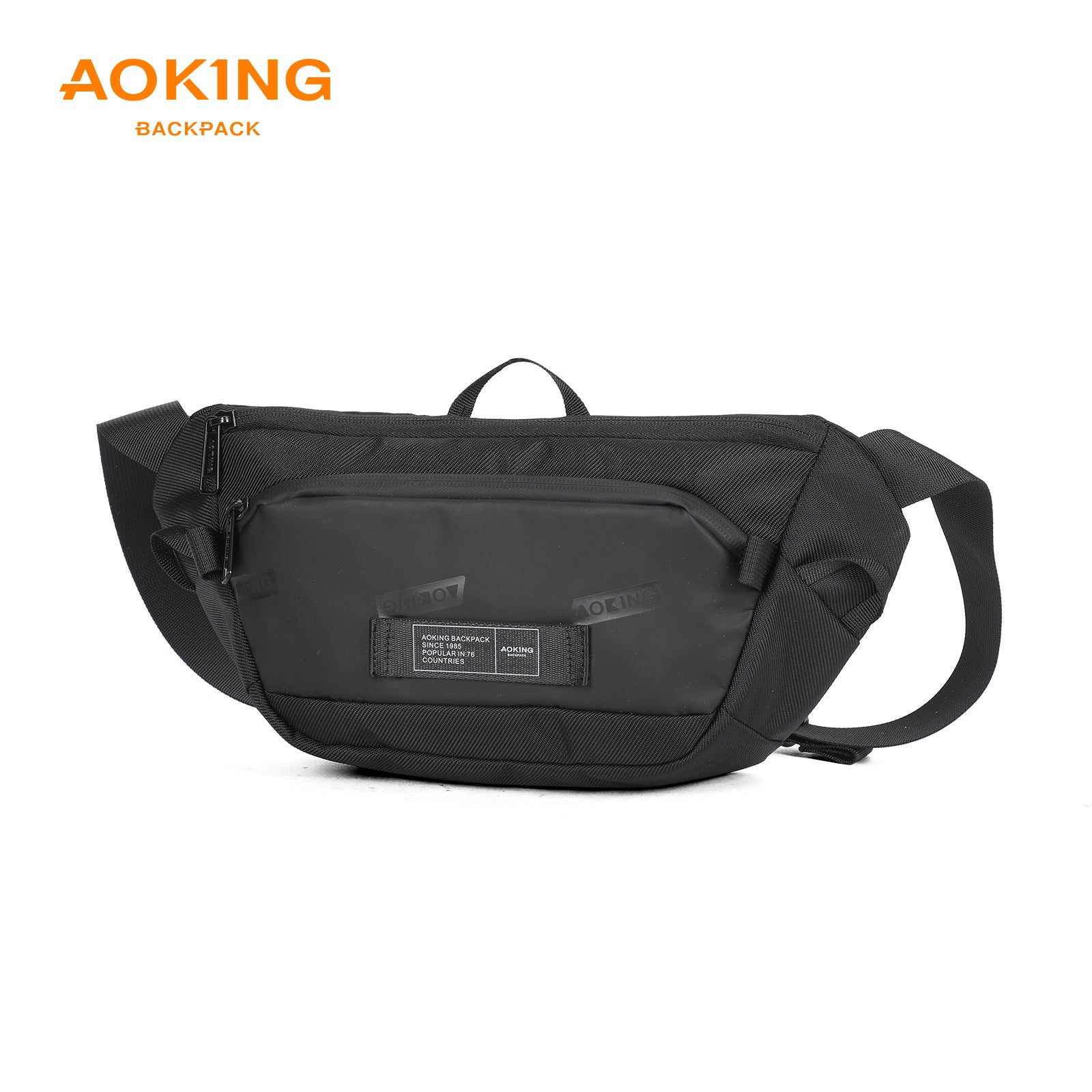 Aoking Black Fashion Men Waterproof Crossbody Sling Bag XY3075