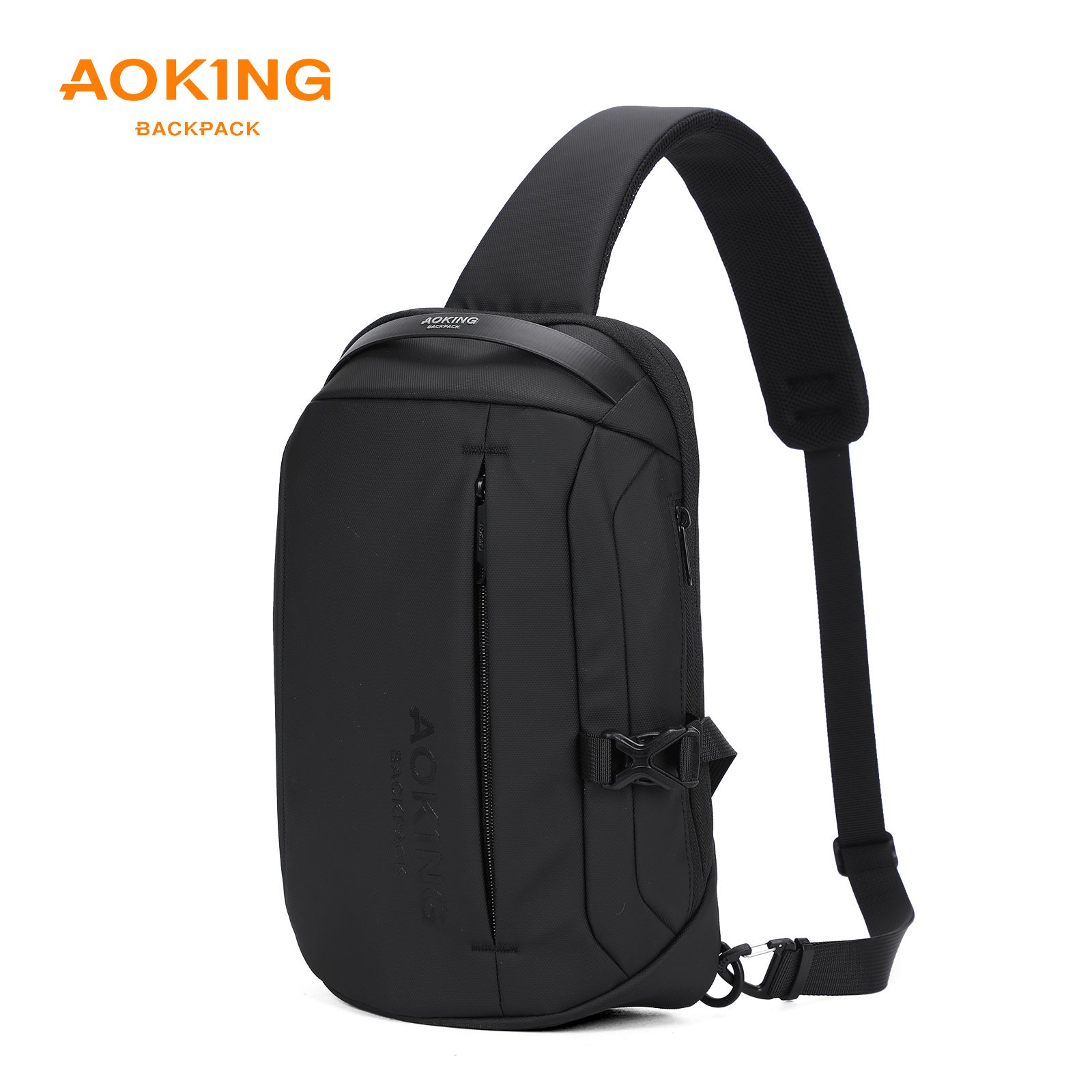 Aoking Black Fashion Men Waterproof Sling Bag SY4001