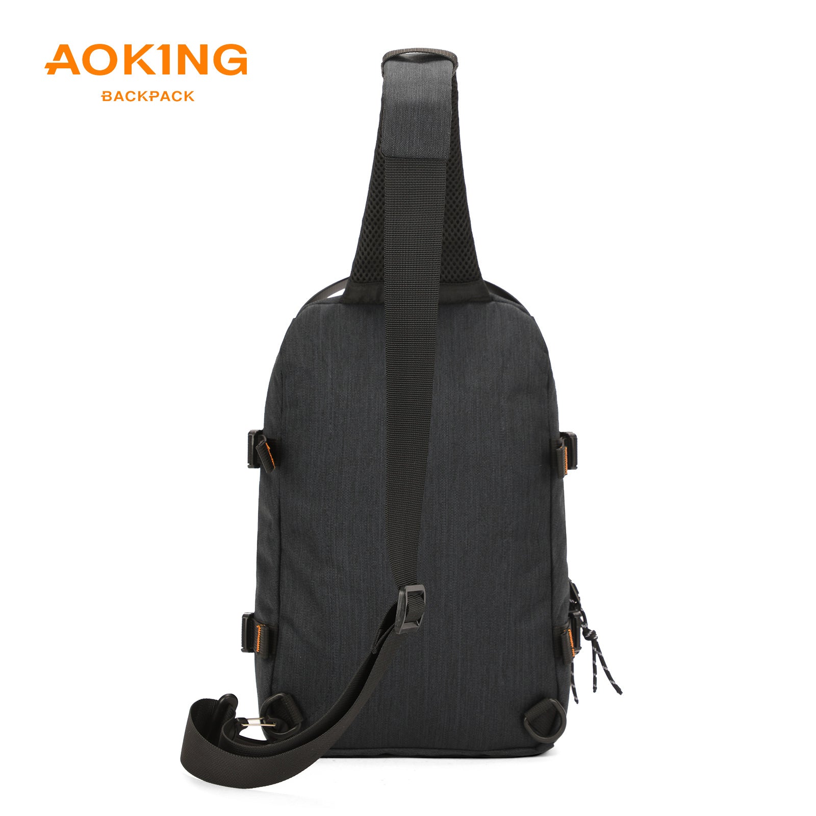 Aoking Black Fashion Men Waterproof Sling Bag SY3307