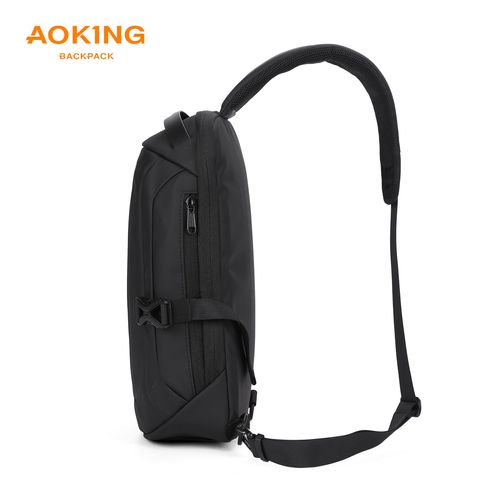 Aoking Black Fashion Men Waterproof Sling Bag SY4001