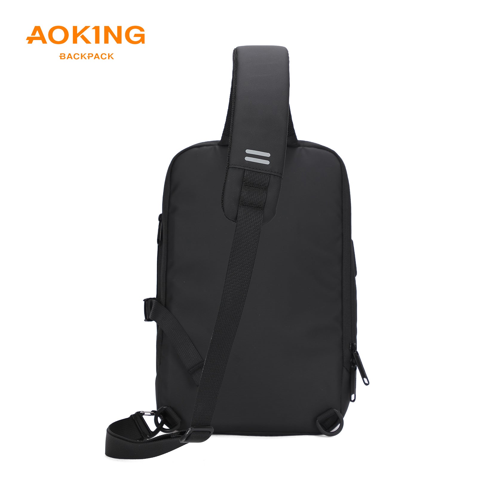 Aoking Black Fashion Men Waterproof Sling Bag SY4001