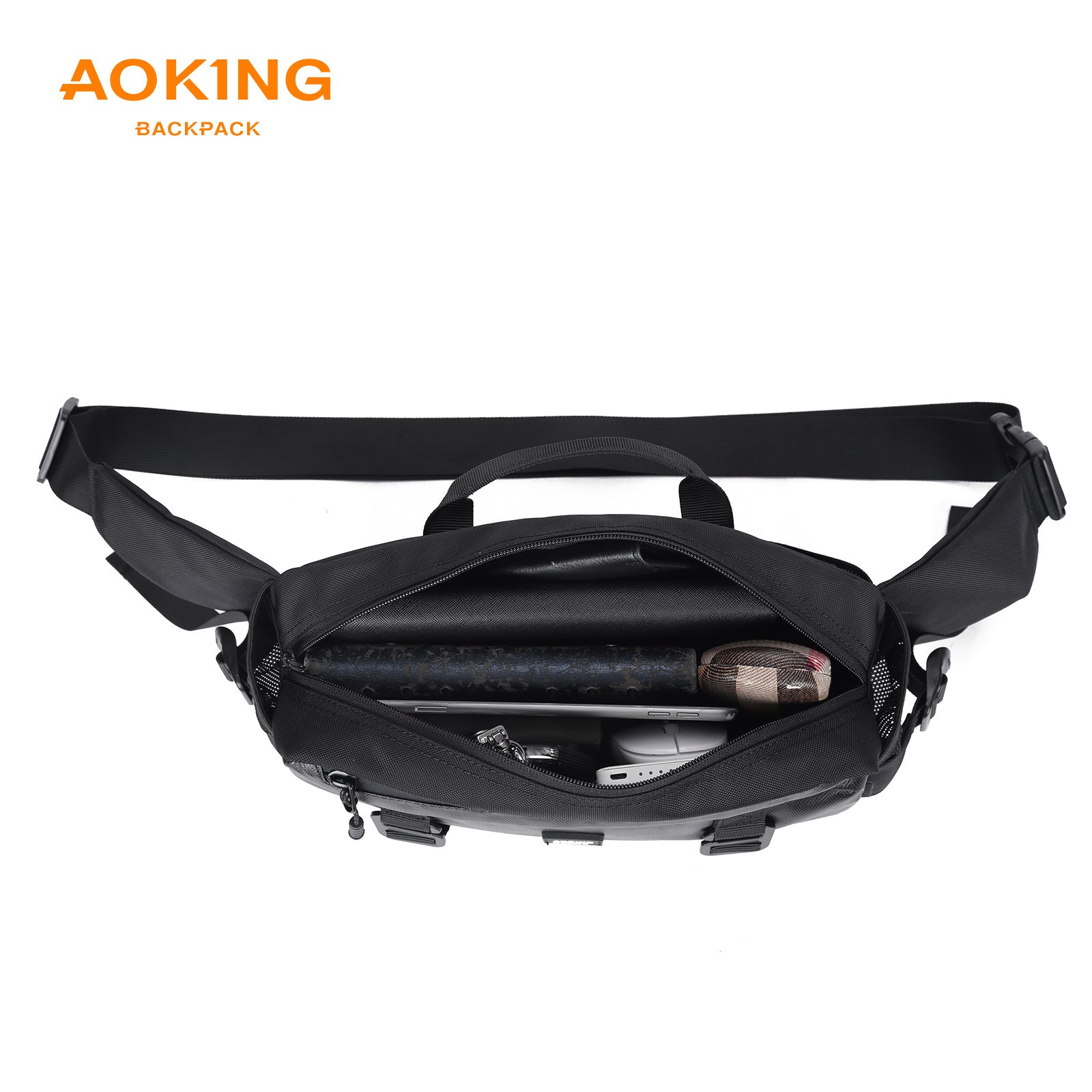 Aoking Fashion Waterproof Crossbody Waist Bag Sling Bag XY3325-5