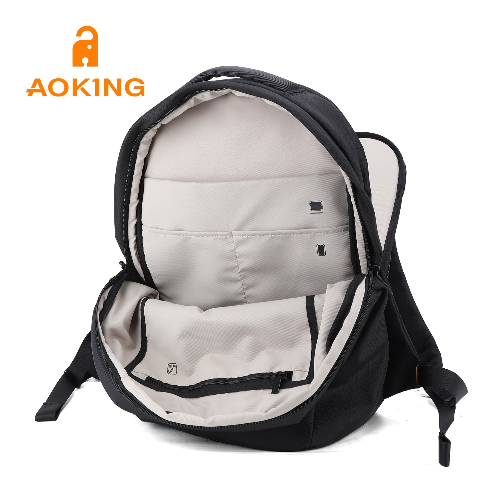 Aoking Various Colors Casual Anti-Theft Backpack Laptop Backpack XN58440F