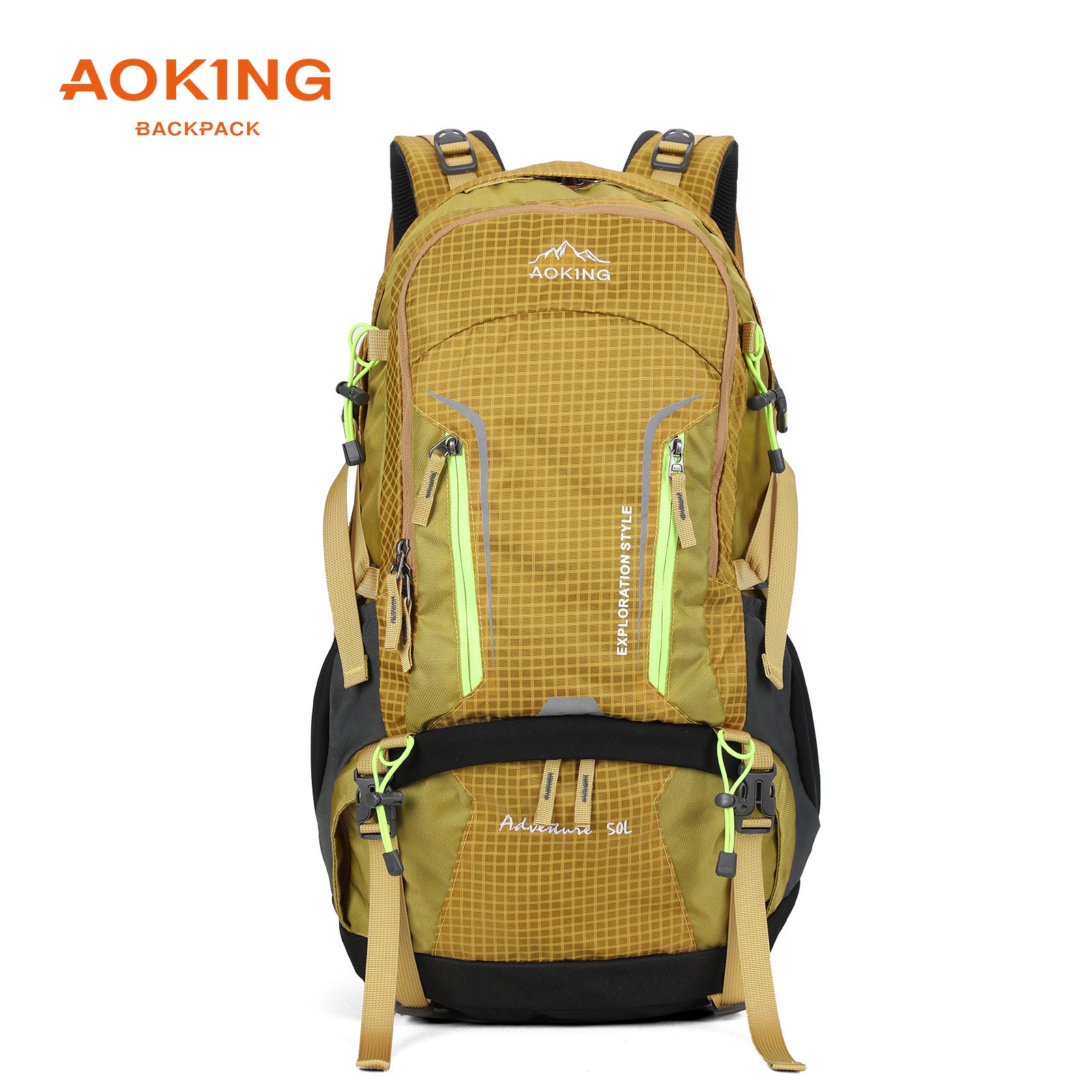 Aoking Backpack Large Capacity Casual Backpack Waterpoor Outdoor Bag YJN67363