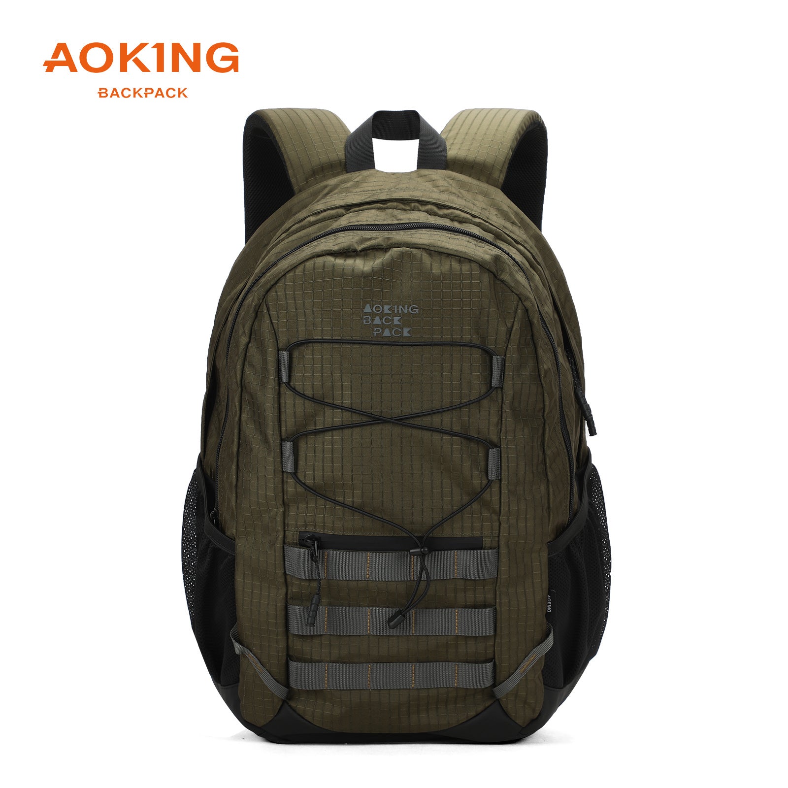 Aoking Backpack Black Casual Backpack Student Bag XN3378