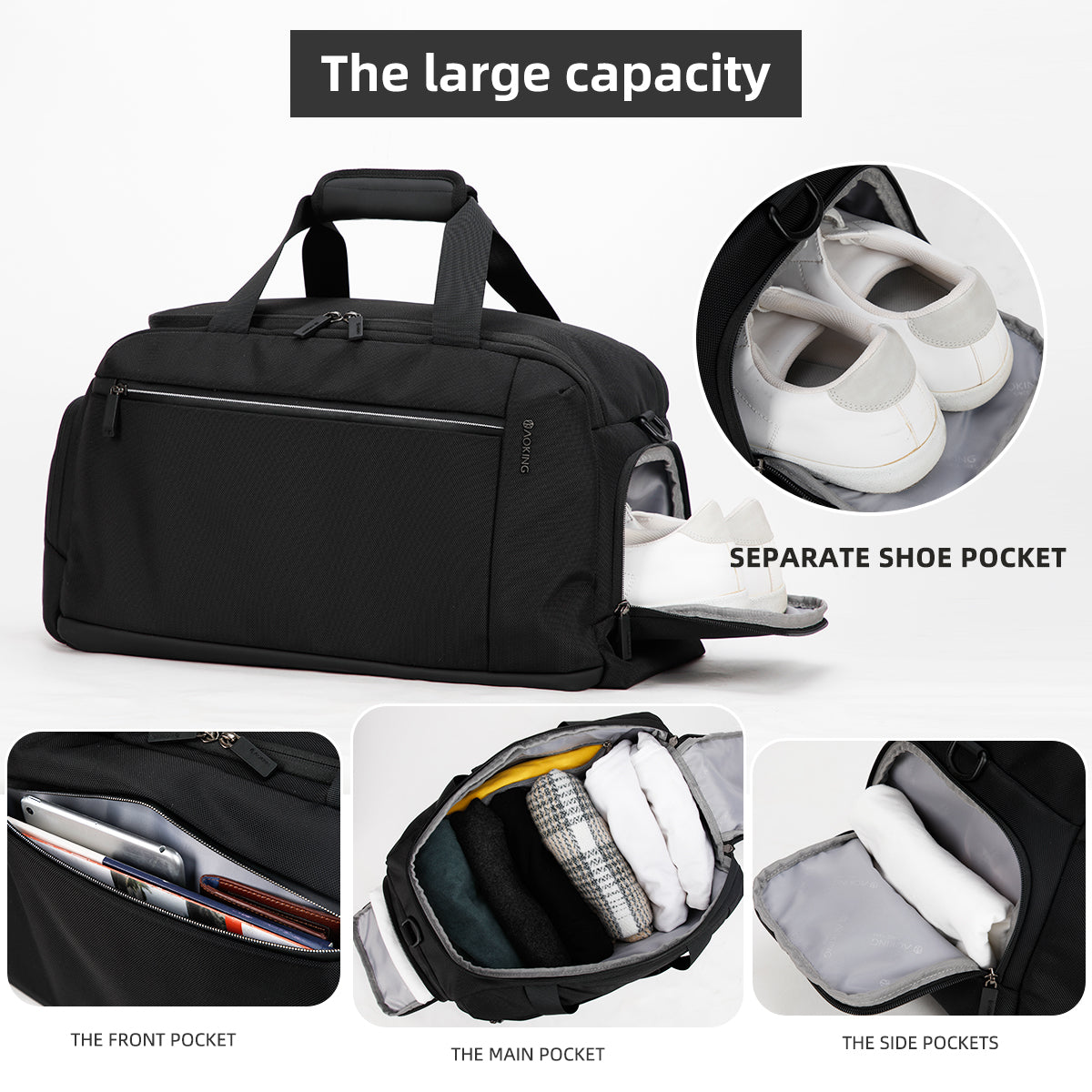 Aoking Travel Bag Large Capacity Duffel Bag SW1035