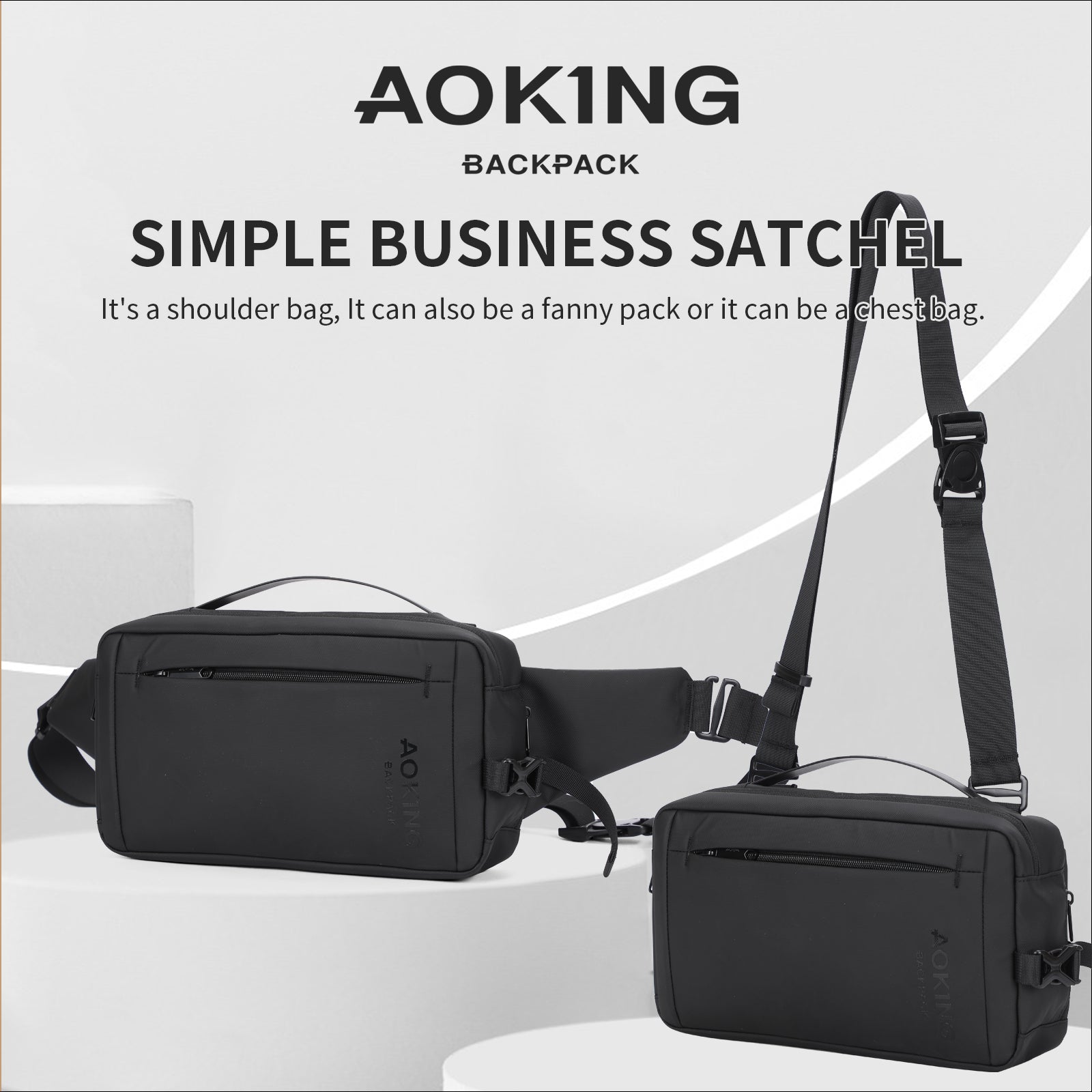 Aoking Fashion Waterproof Durable Crossbody Sling Bag SY4002