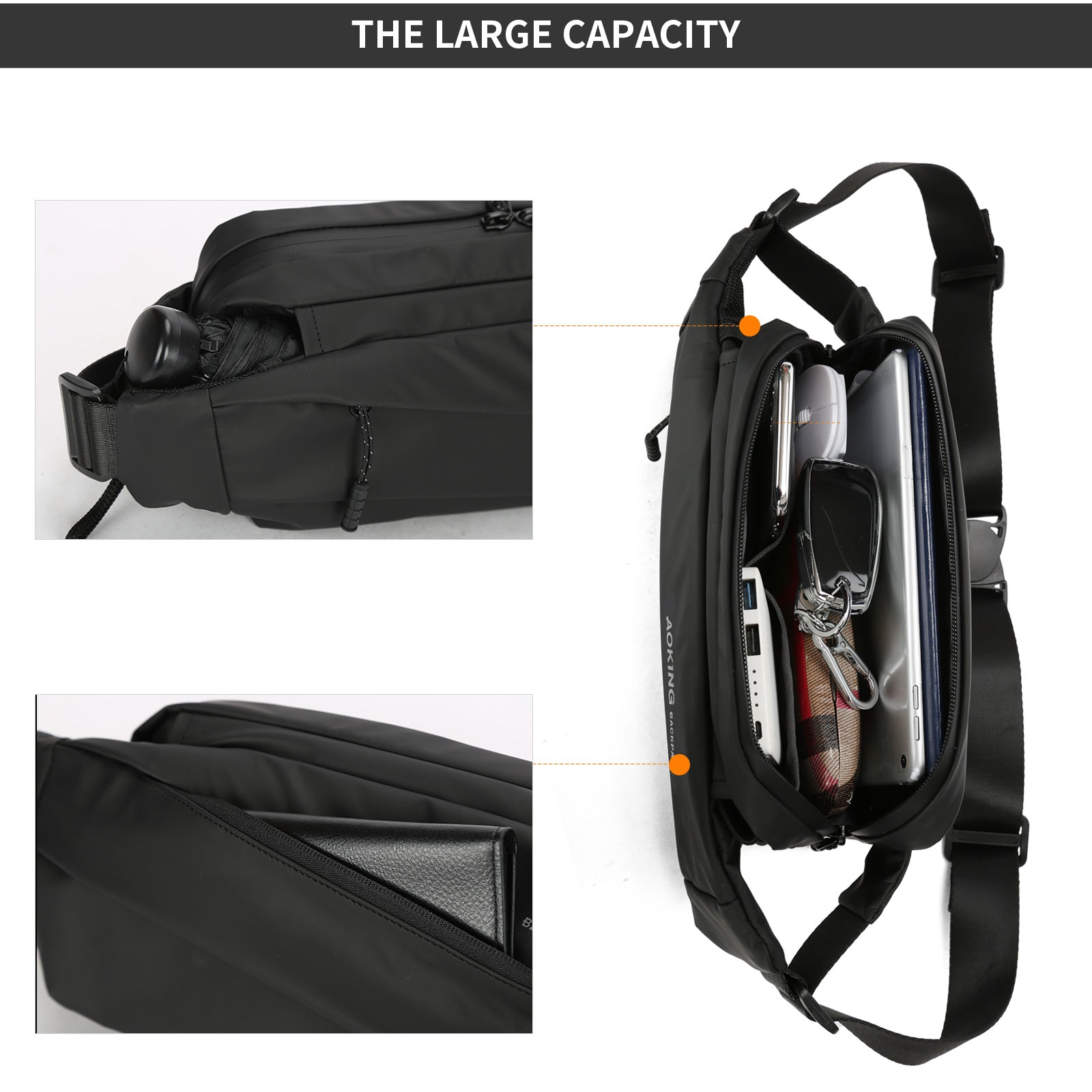 Aoking Casual Sport Lightweight Waist Bag SY4006-5