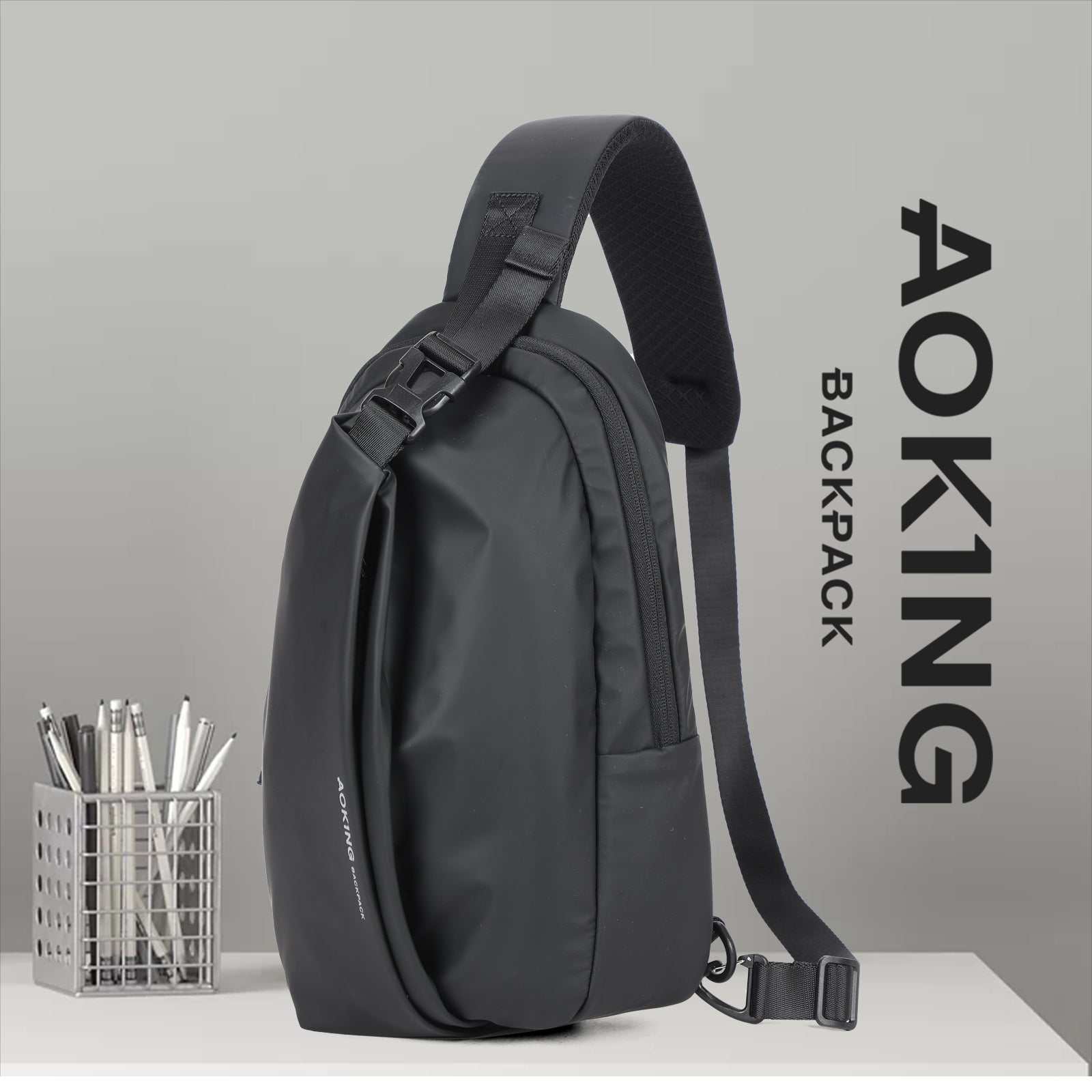 Aoking Fashion Men Waterproof Crossbody Sling Bag SY4008-5