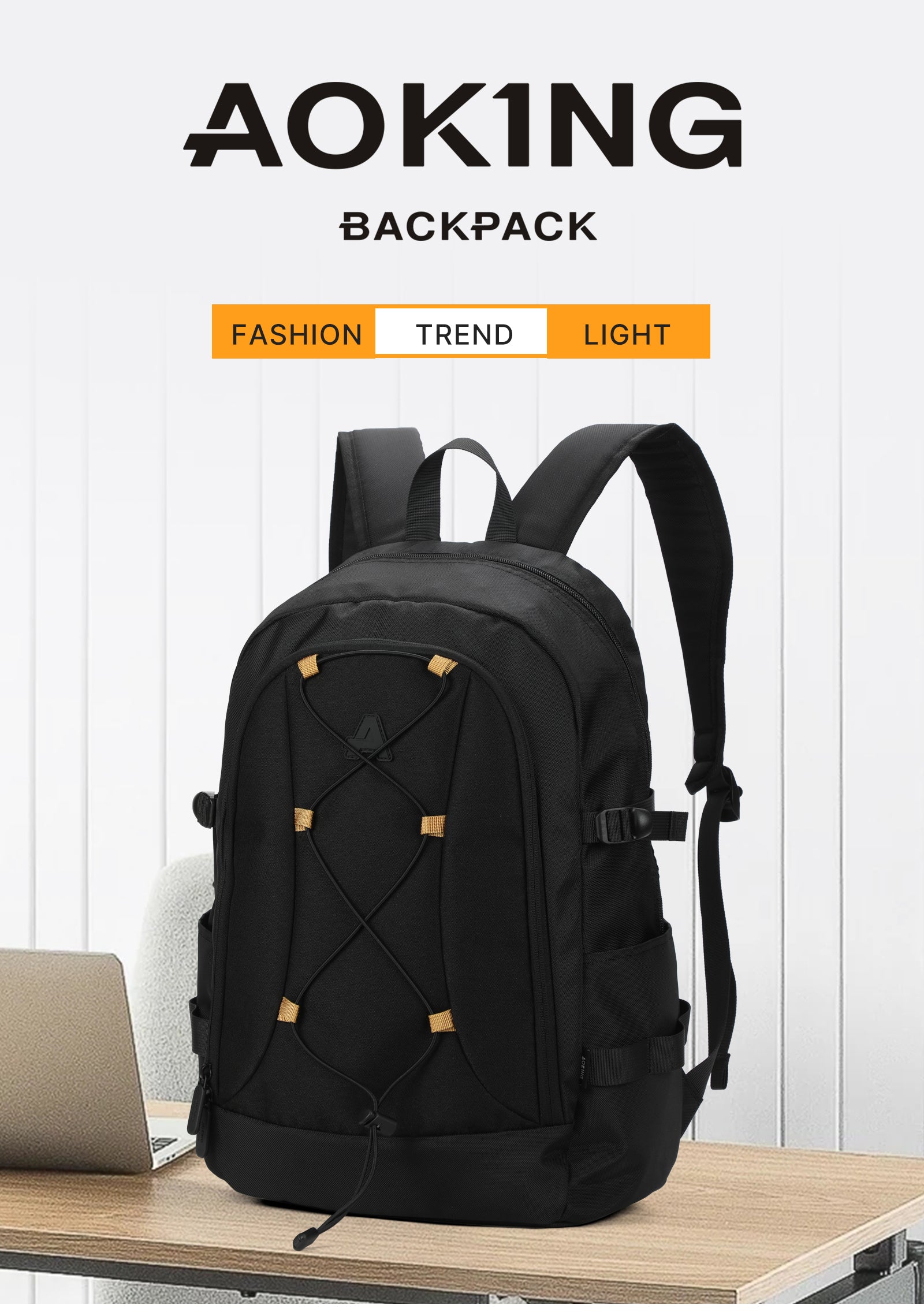 Aoking Backpack Casual Backpack Student Bag XN3507