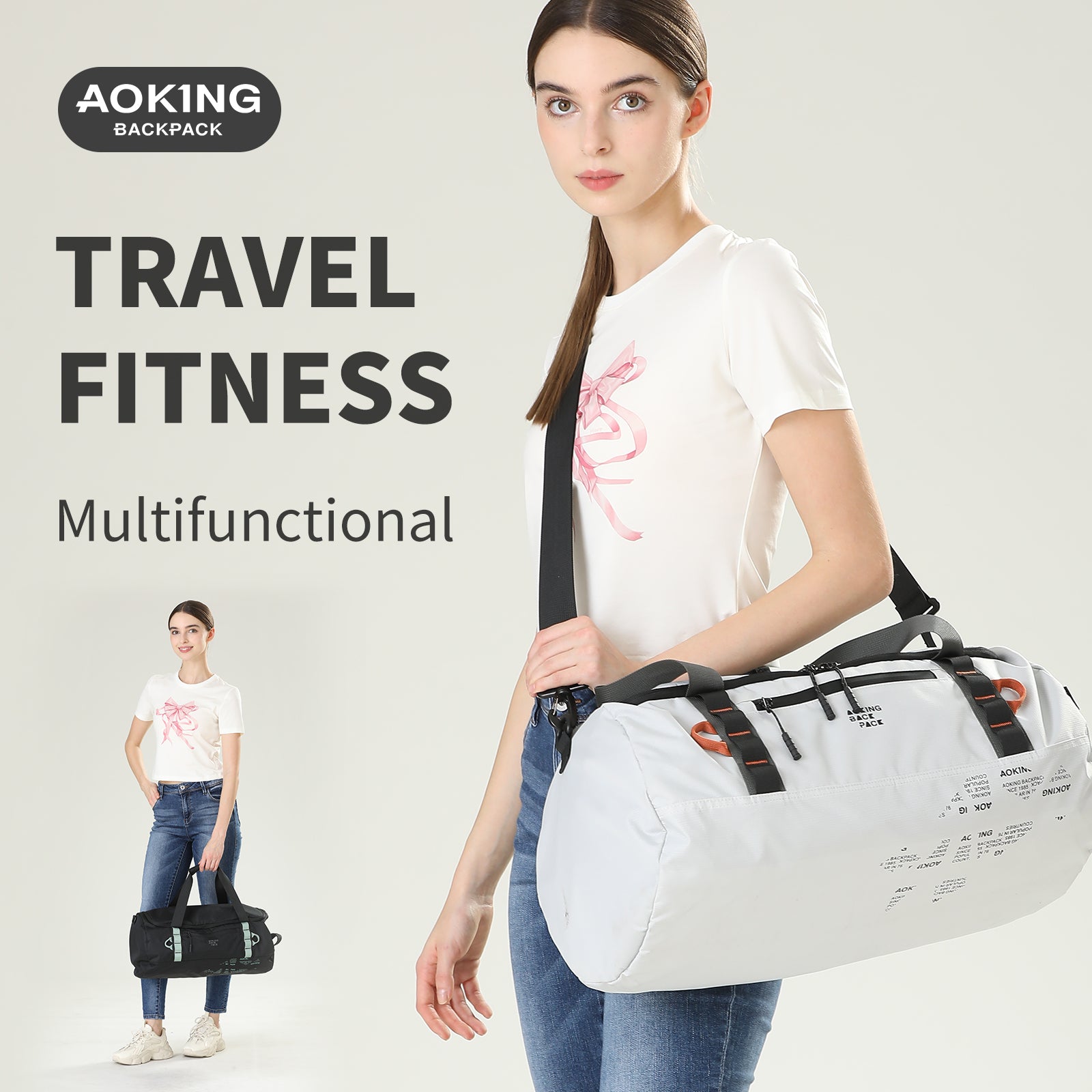 Aoking Travel Bag Large Capacity Duffel Bag XW3023-8