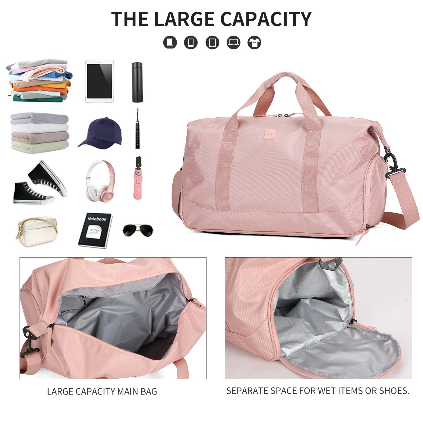 Aoking Travel Bag Large Capacity Duffel Bag XW4036